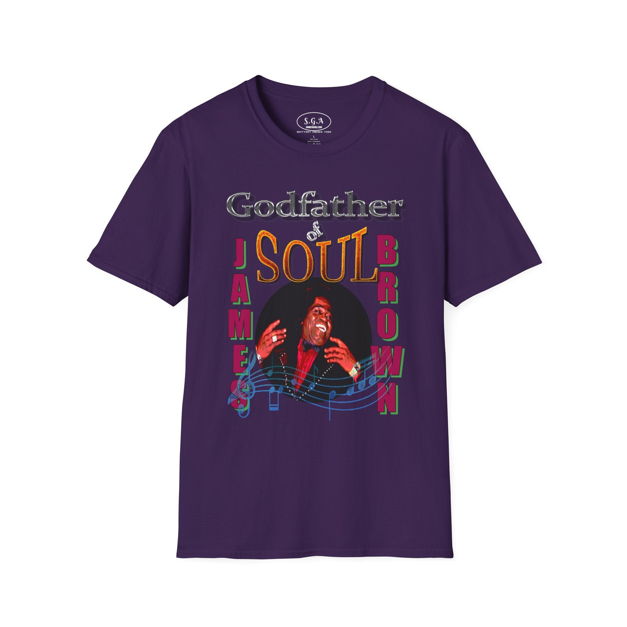James Brown “Godfather of Soul” T-Shirt – Classic Funk Music Graphic Tee | Smack God Apparel Streetwear Shirt | Vintage Soul Legend Tee