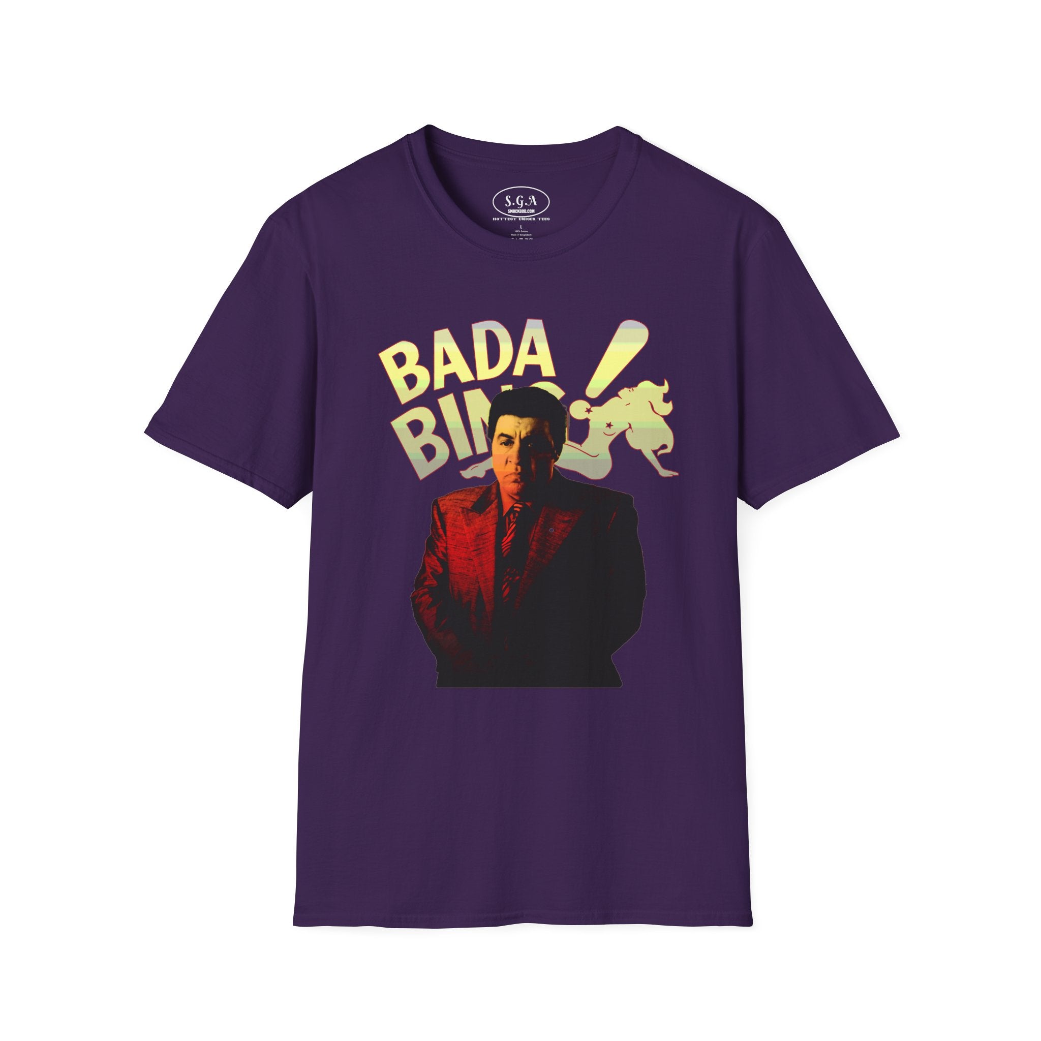 “Bada Bing Silvio Dante” Graphic T-Shirt – Sopranos Inspired Mafia Tee | Classic Mob Boss Streetwear Shirt | TV Icon Graphic Tee