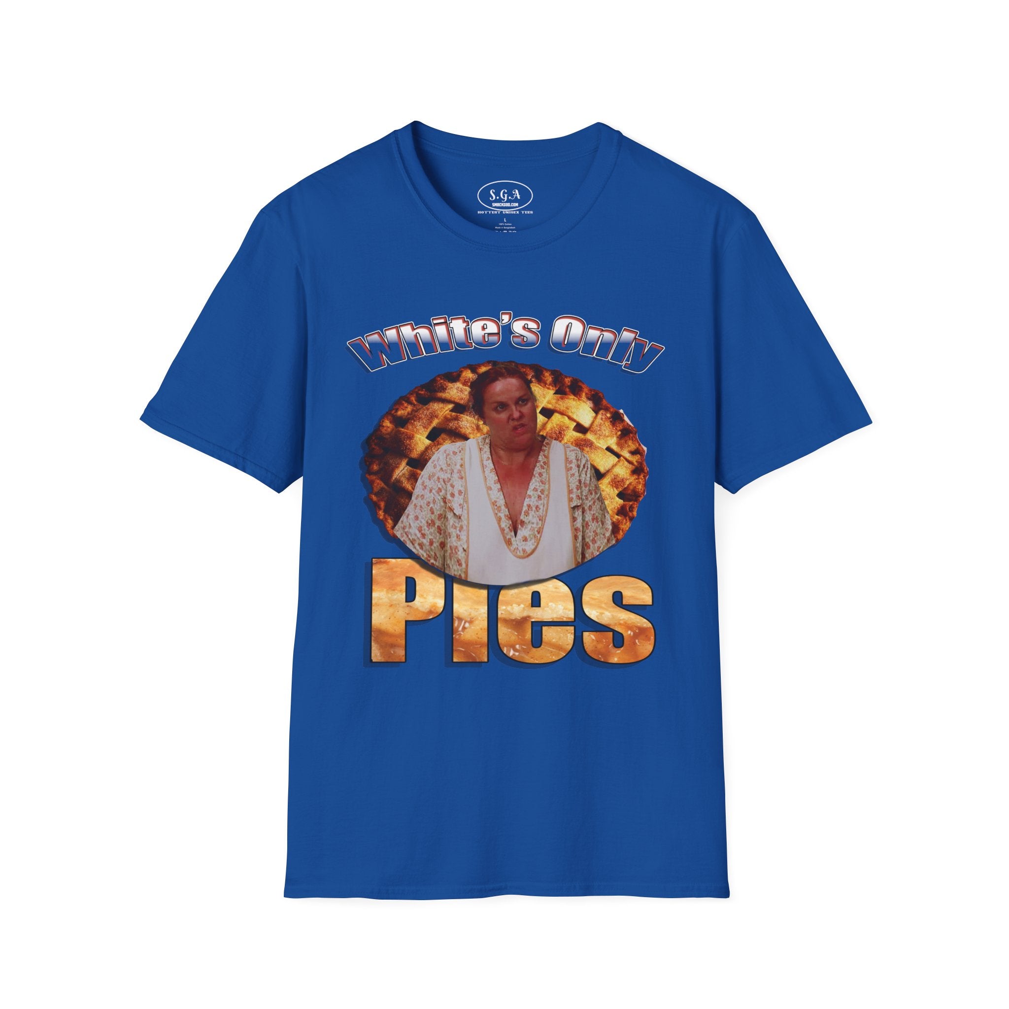 White’s Only Pies T-Shirt – Life Movie Graphic Tee (Eddie Murphy & Martin Lawrence Inspired) | Funny Retro Comedy Shirt | Smack God Apparel