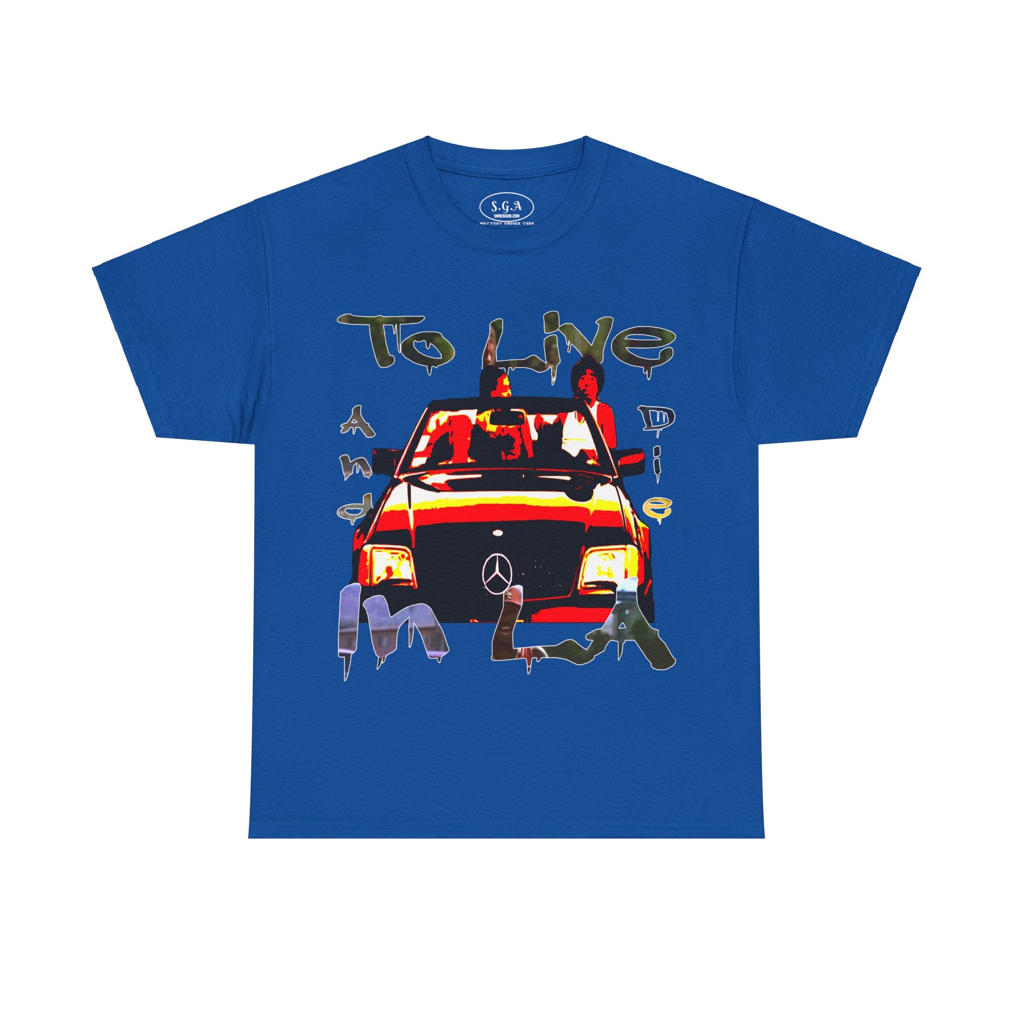 To Live and Die in LA 2Pac Inspired T-Shirt – West Coast Hip Hop Graphic Tee | Los Angeles Streetwear Shirt | Smack God Apparel