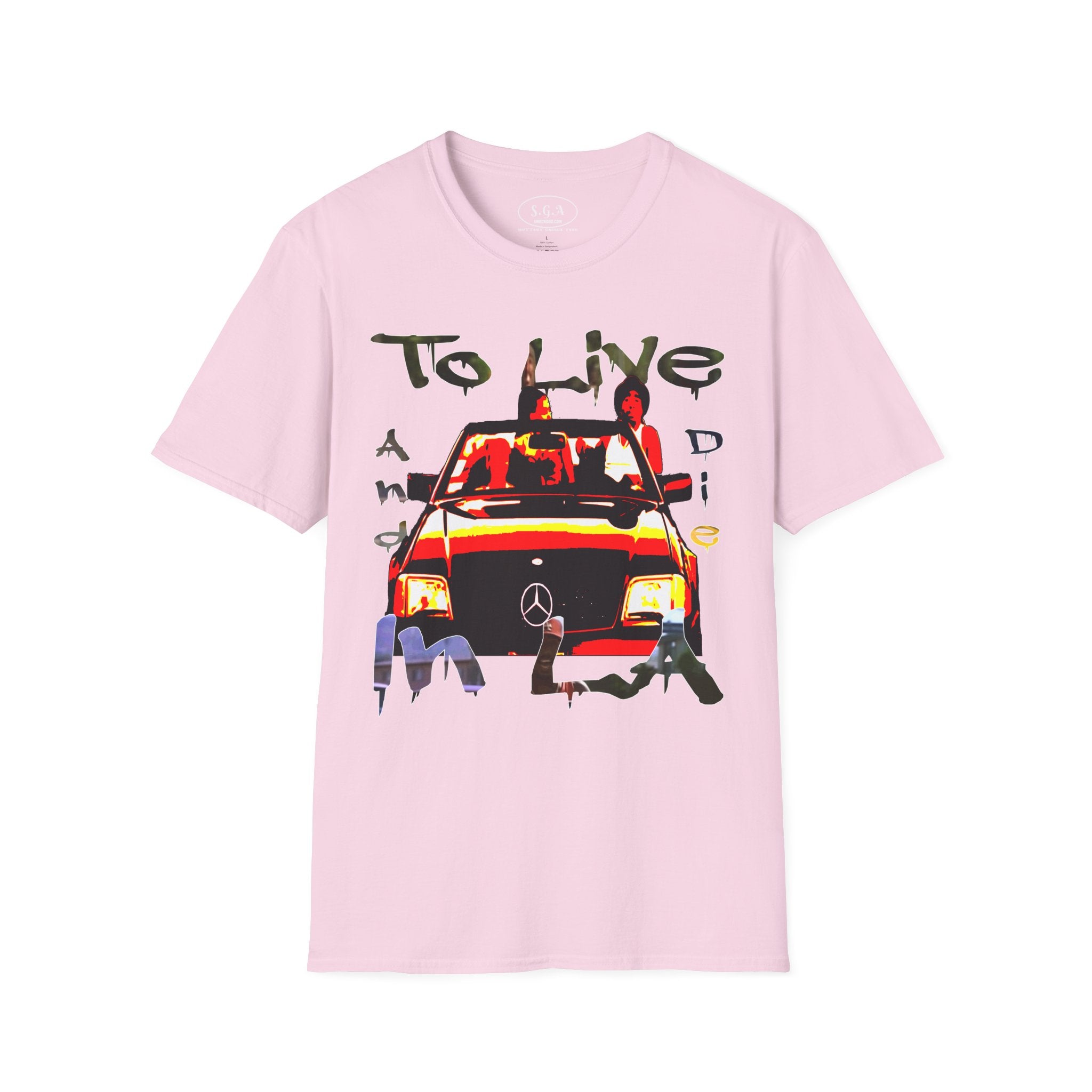 To Live and Die in LA T-Shirt – West Coast Hip Hop Graphic Tee | Los Angeles Streetwear Shirt | Smack God Apparel