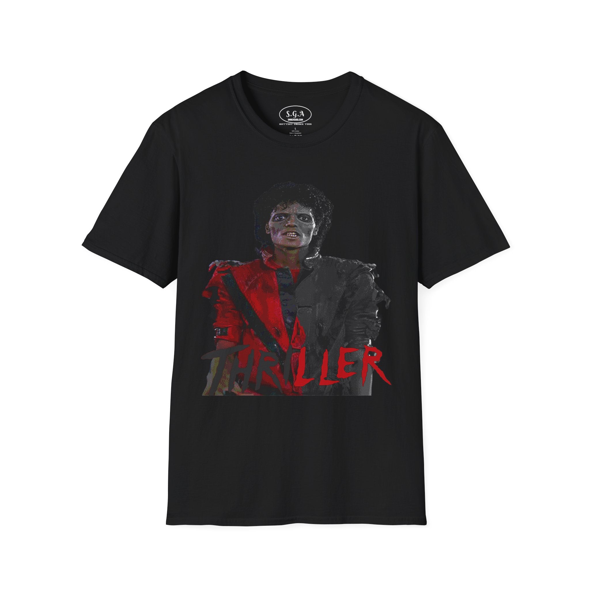 Thriller Inspired Graphic T-Shirt – Retro Horror Pop Culture Tee | 80s Music Streetwear Shirt | Smack God Apparel