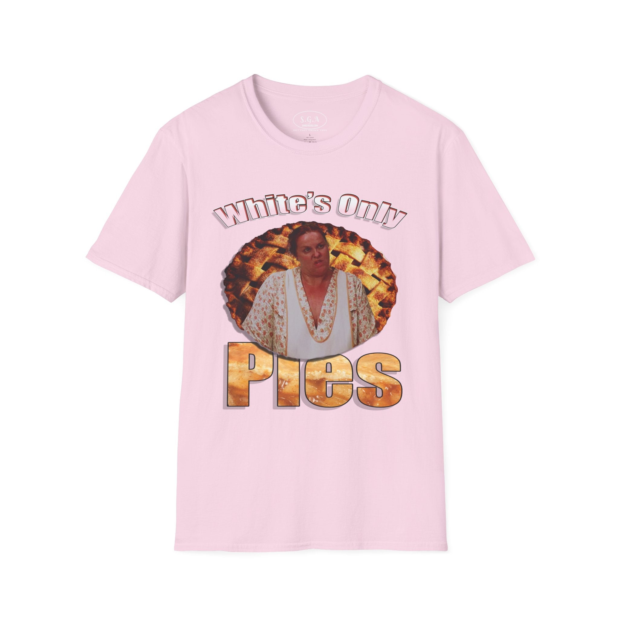 White’s Only Pies T-Shirt – Life Movie Graphic Tee (Eddie Murphy & Martin Lawrence Inspired) | Funny Retro Comedy Shirt | Smack God Apparel