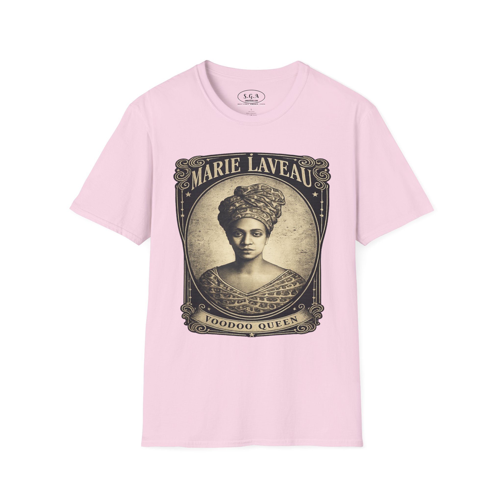 Marie Laveau Voodoo Queen T-Shirt – Smack God Apparel New Orleans Graphic Tee | Louisiana Hoodoo Streetwear Shirt | Spiritual Culture TShirt