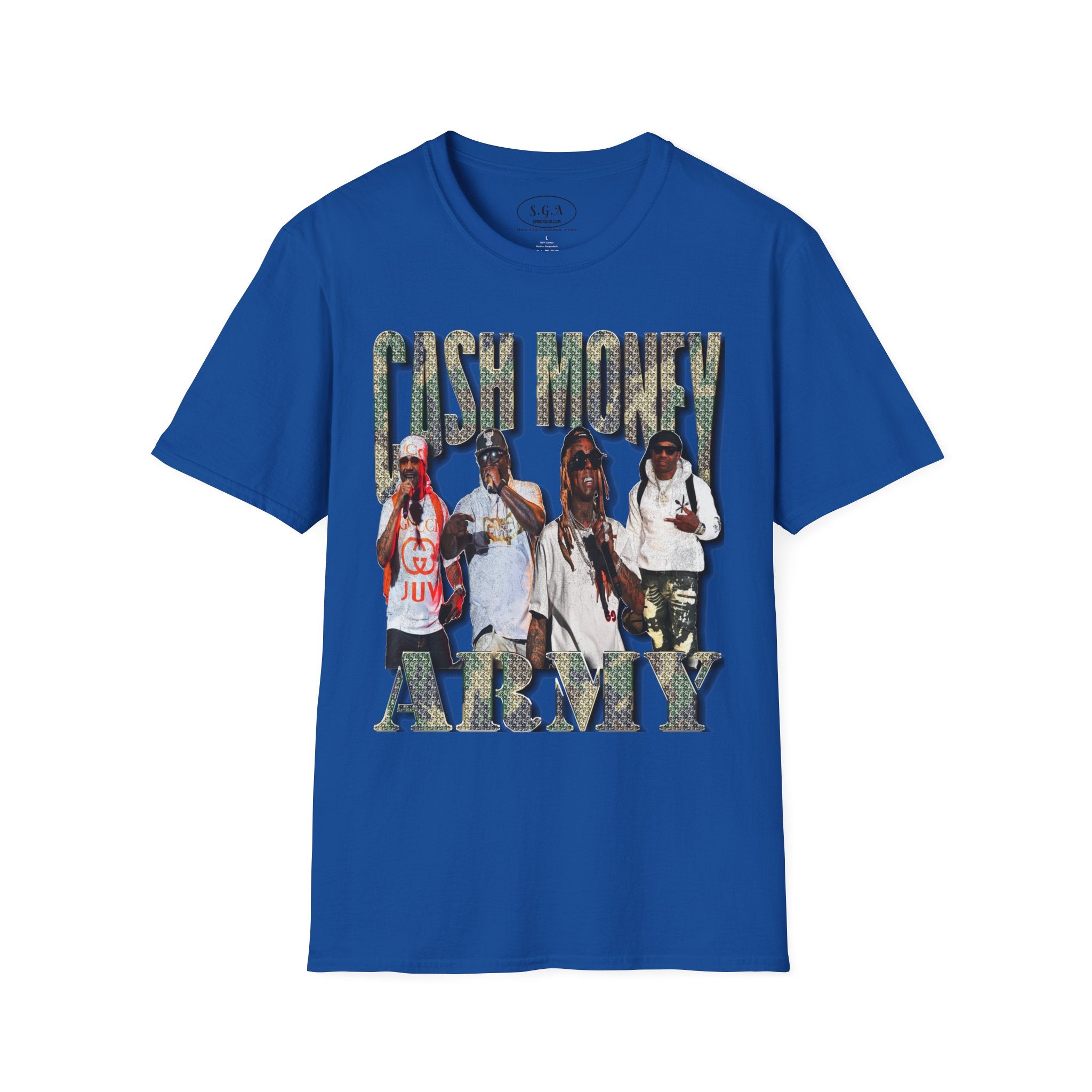 Cash Money Army T-Shirt | Smack God Apparel | Featuring Juvenile, B.G., Turk & Lil Wayne