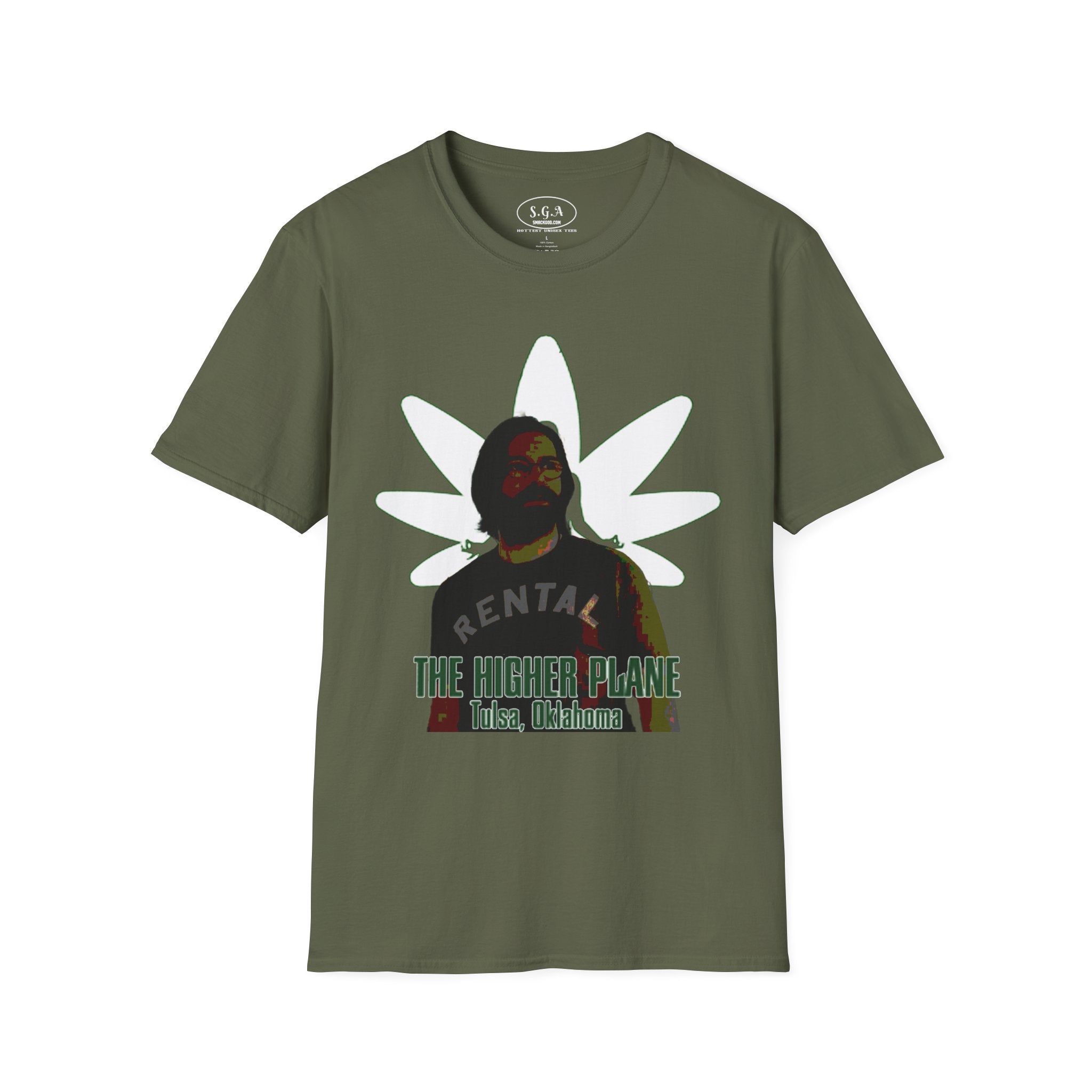 “The Higher Plane” Tulsa Oklahoma T-Shirt – Tulsa King Inspired Cannabis Streetwear Graphic Tee | Urban Lifestyle Shirt | Smack God Apparel | SmackGod.com