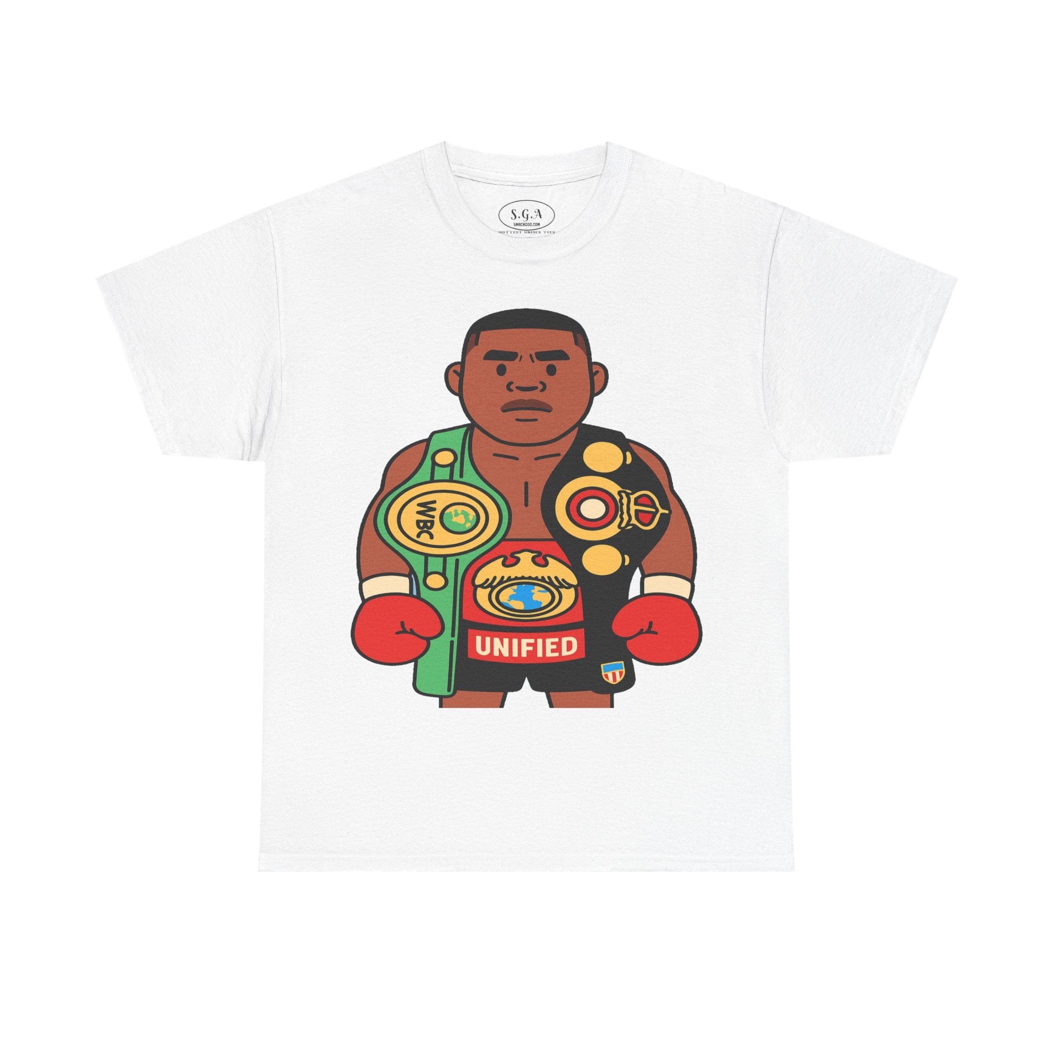 Iron Mike Inspired Boxing Champion T-Shirt – Cartoon Heavyweight Champ Tee | Boxing Streetwear Shirt | Smack God Apparel