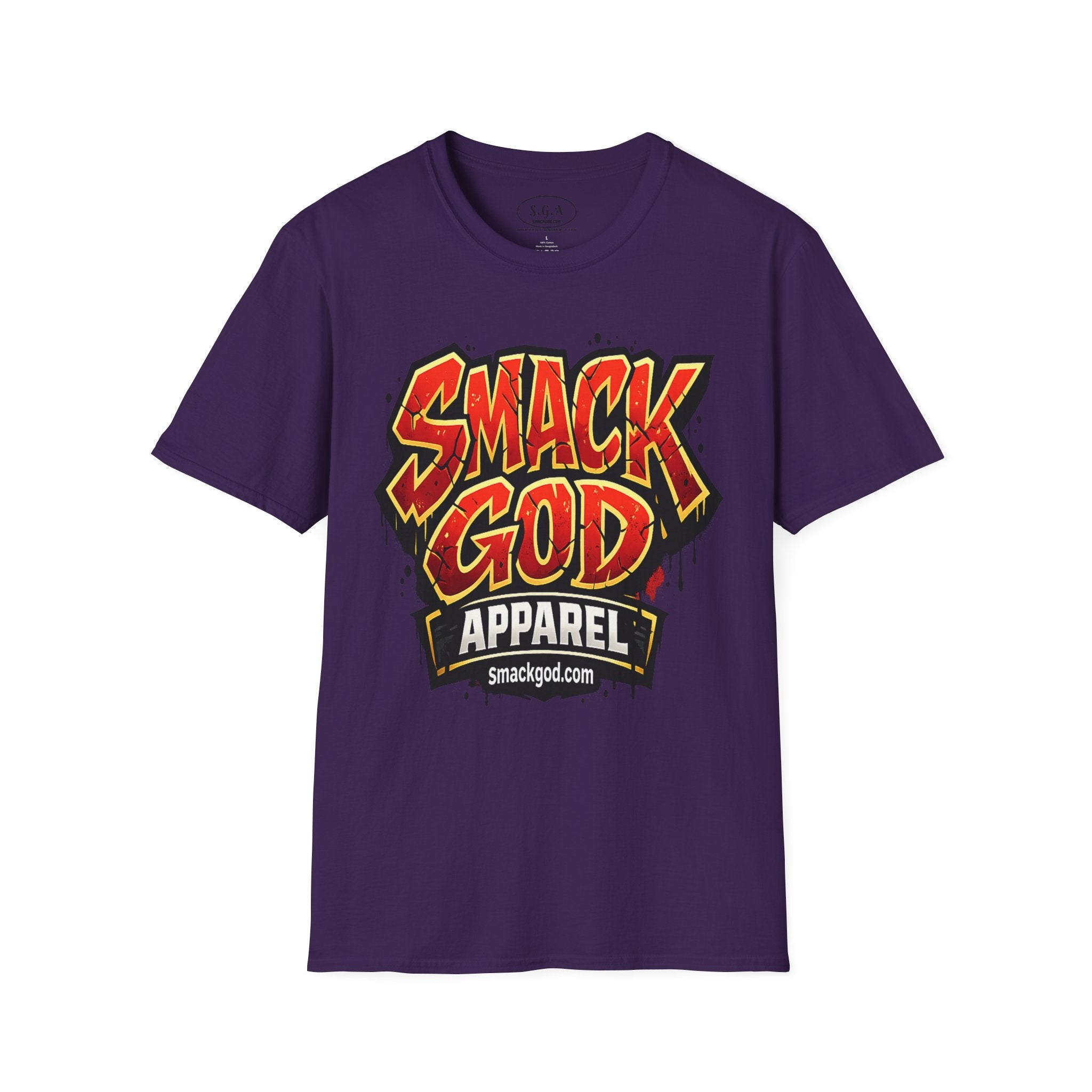 Smack God Apparel Graffiti Logo T-Shirt – Urban Streetwear Graphic Tee | Bold Hip Hop Style Shirt | SmackGod.com