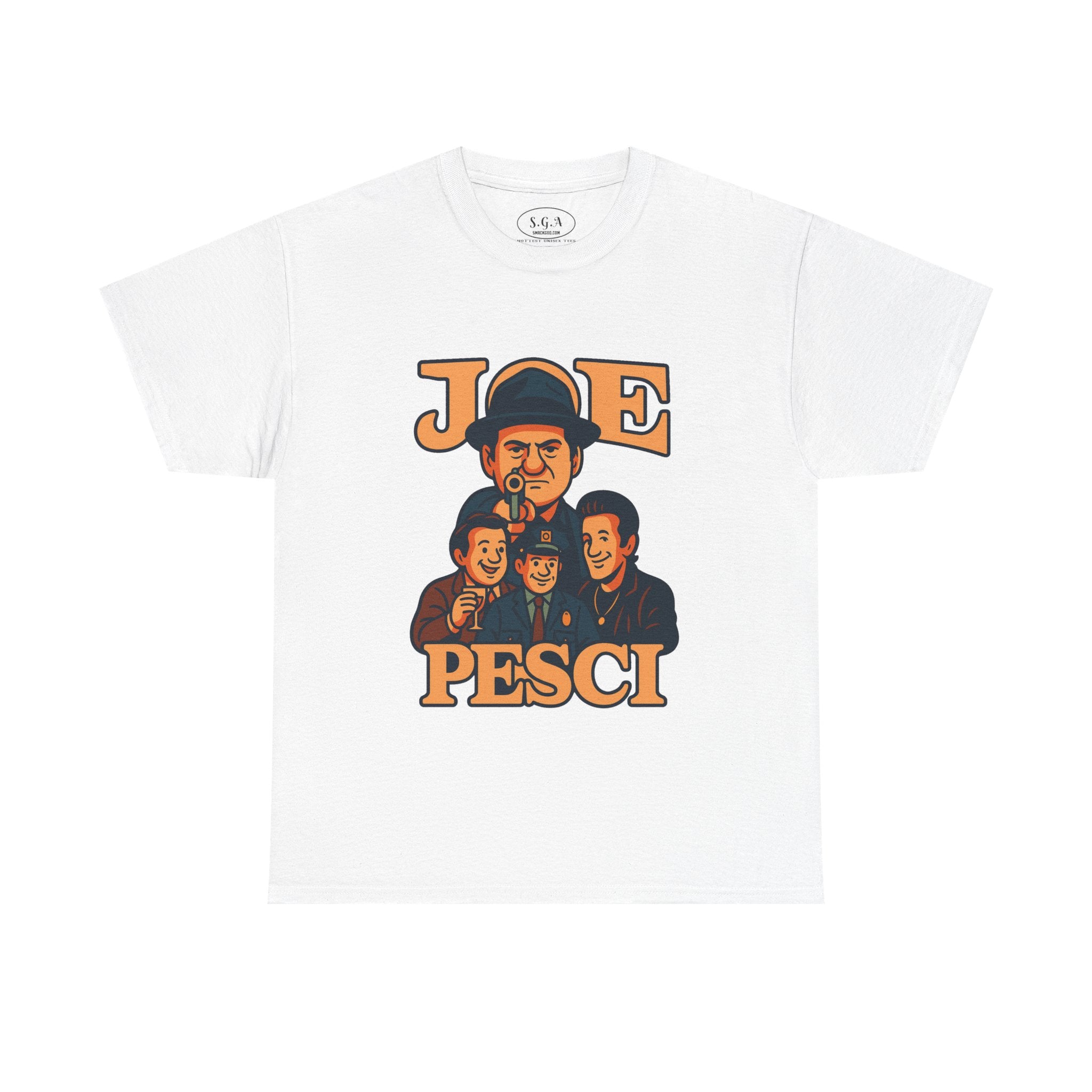Joe Pesci Inspired Graphic T-Shirt – Classic  Movie Cartoon Tee | Gangster Film Streetwear | Smack God Apparel