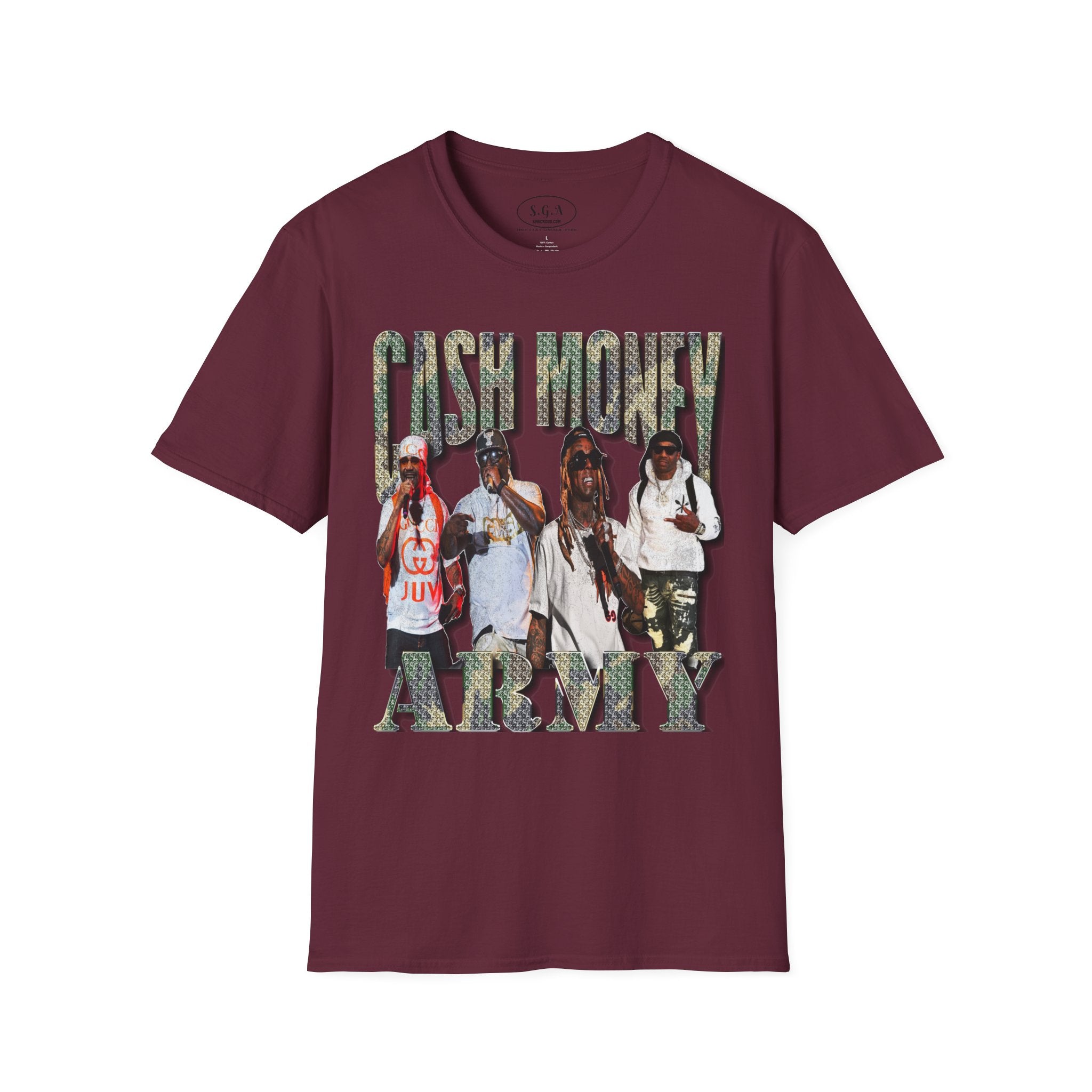 Cash Money Army T-Shirt | Smack God Apparel | Featuring Juvenile, B.G., Turk & Lil Wayne