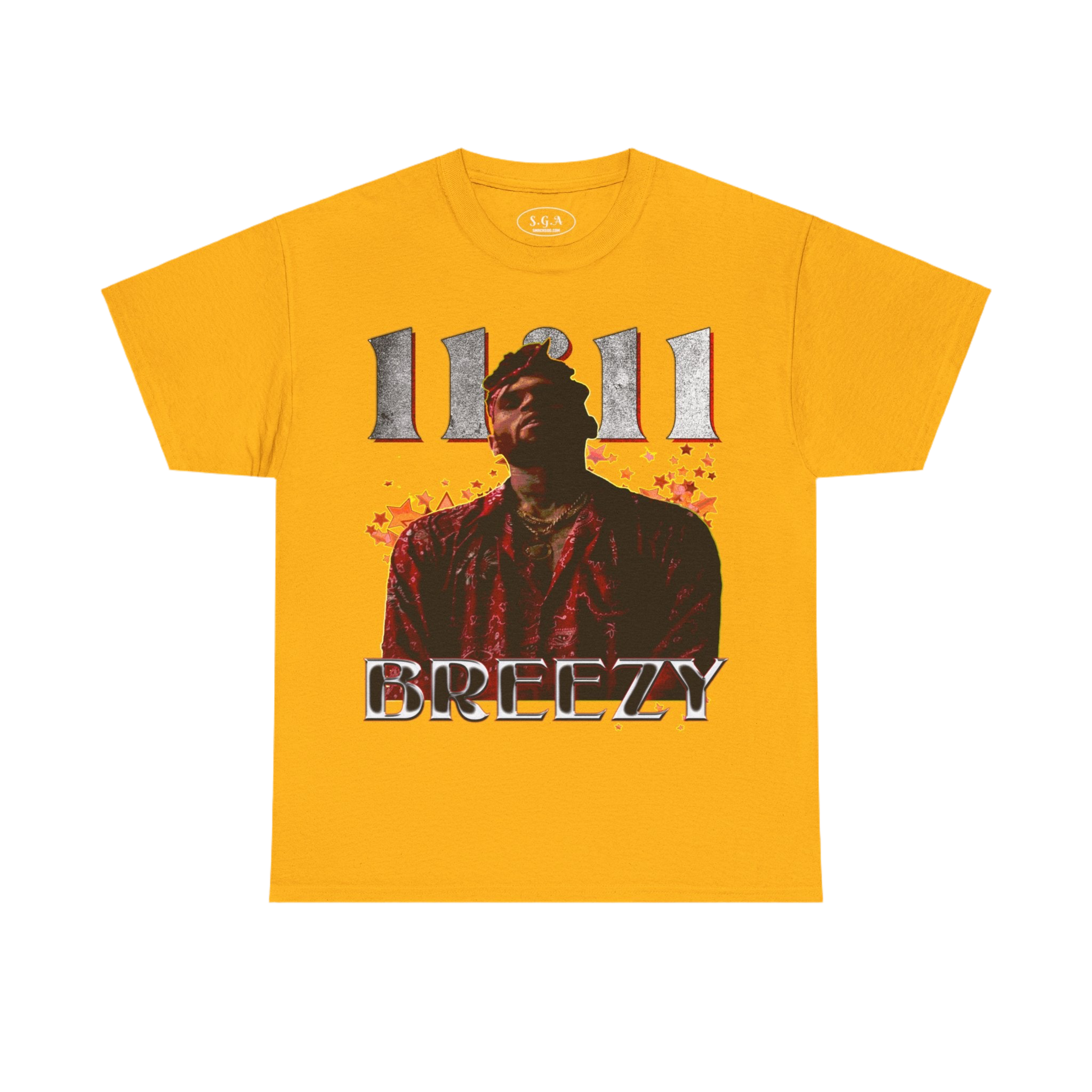 Chris Brown Inspired “Breezy” Graphic T-Shirt – R&B Streetwear Tee | Hip Hop Pop Culture Shirt | Smack God Apparel