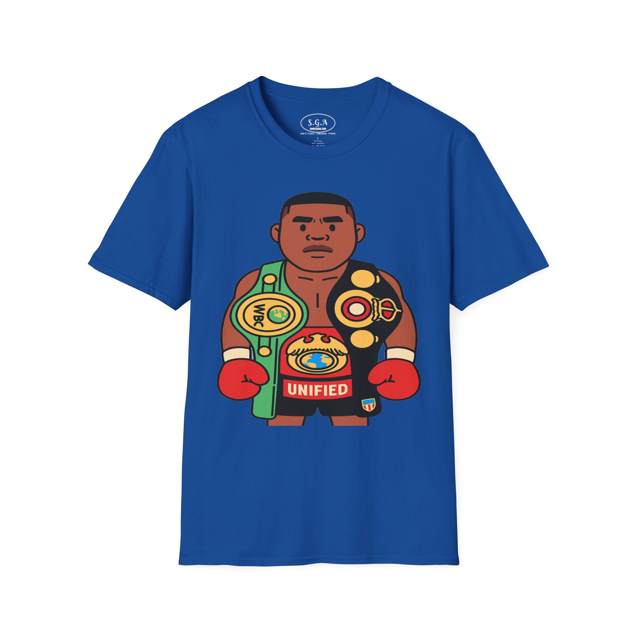 Iron Mike Inspired Boxing Champion T-Shirt – Cartoon Heavyweight Champ Tee | Boxing Streetwear Shirt | Smack God Apparel