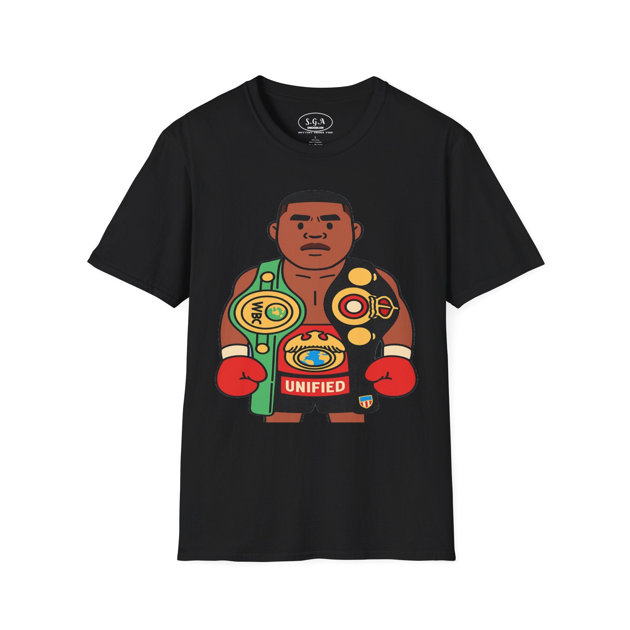 Iron Mike Inspired Boxing Champion T-Shirt – Cartoon Heavyweight Champ Tee | Boxing Streetwear Shirt | Smack God Apparel