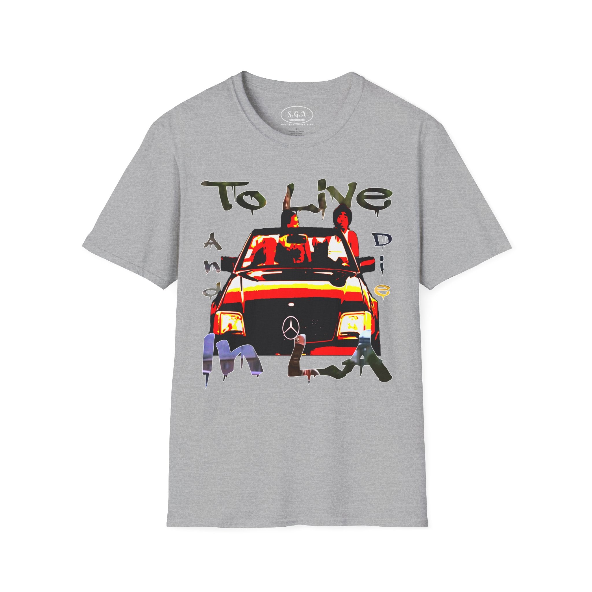 To Live and Die in LA T-Shirt – West Coast Hip Hop Graphic Tee | Los Angeles Streetwear Shirt | Smack God Apparel