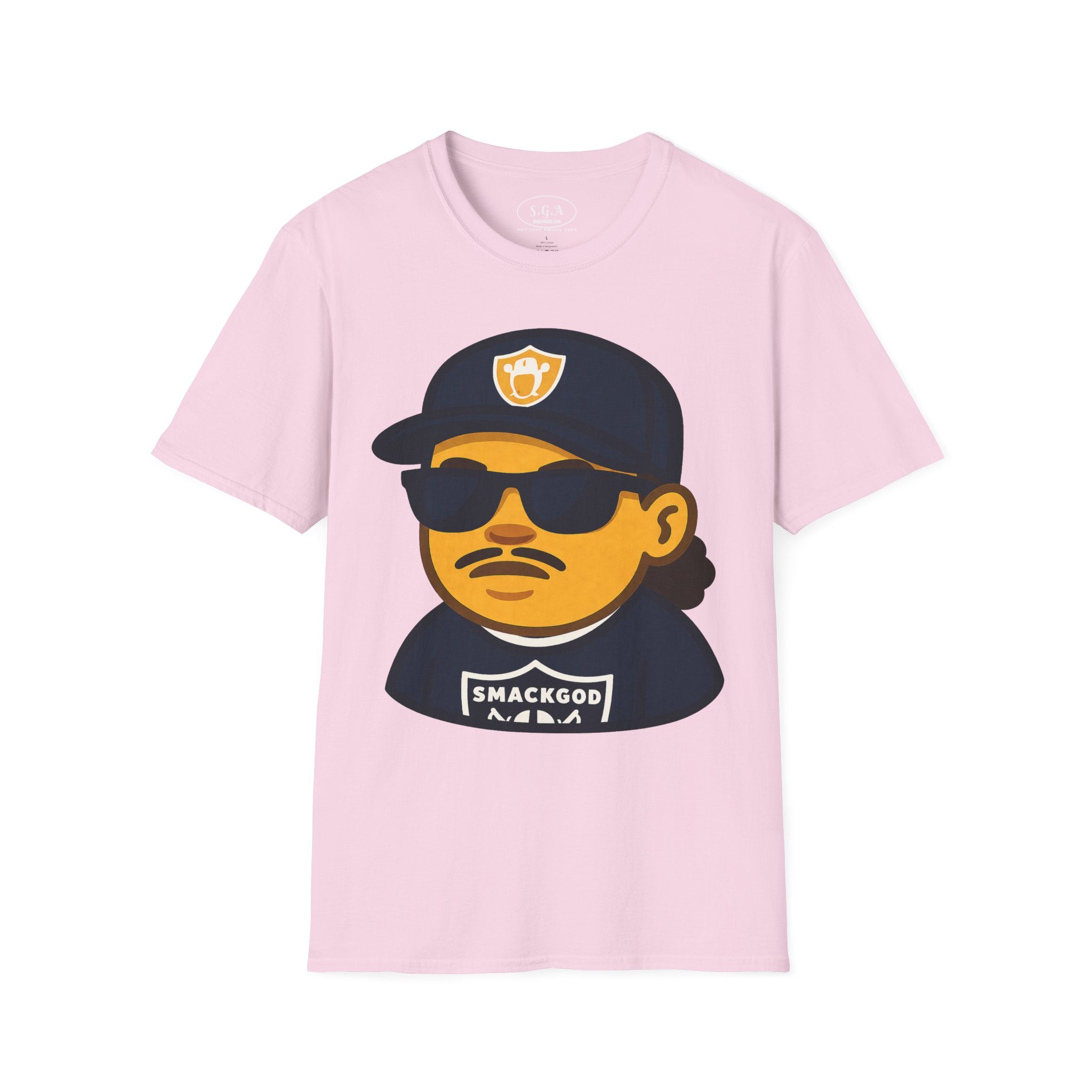 Smack God Apparel Urban Cartoon Logo Graphic T-Shirt – Streetwear Character Tee | SmackGod Icon Style Graphic Shirt