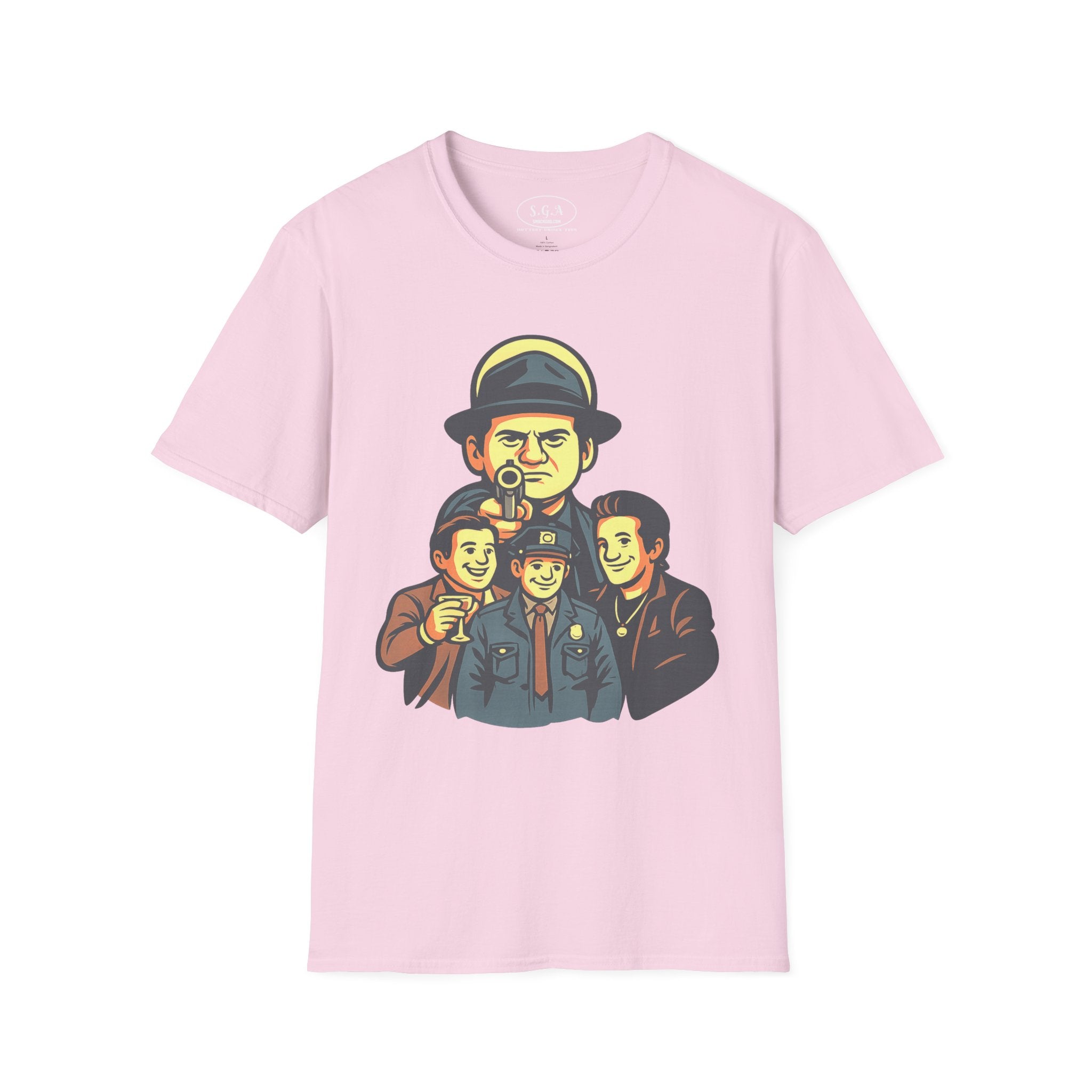Joe Pesci Inspired Graphic T-Shirt – Classic  Movie Cartoon Tee | Gangster Film Streetwear | Smack God Apparel