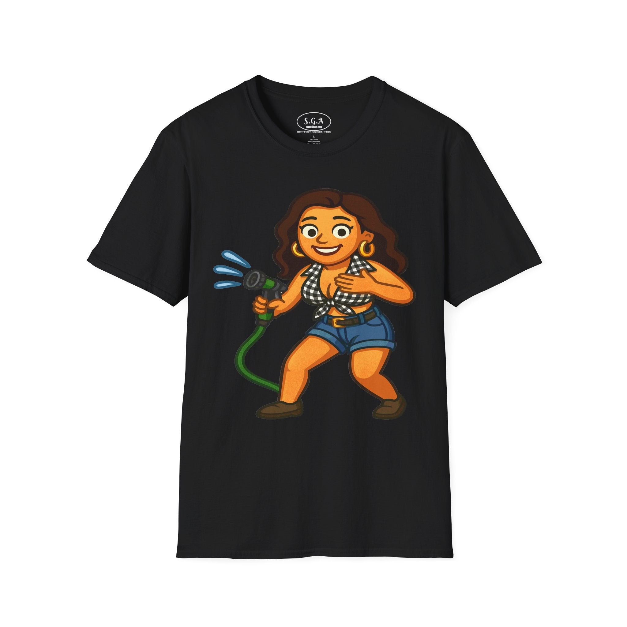 “Mrs. Parker” Cartoon Graphic T-Shirt – Funny Urban Character Tee | Playful Streetwear Shirt | Smack God Apparel
