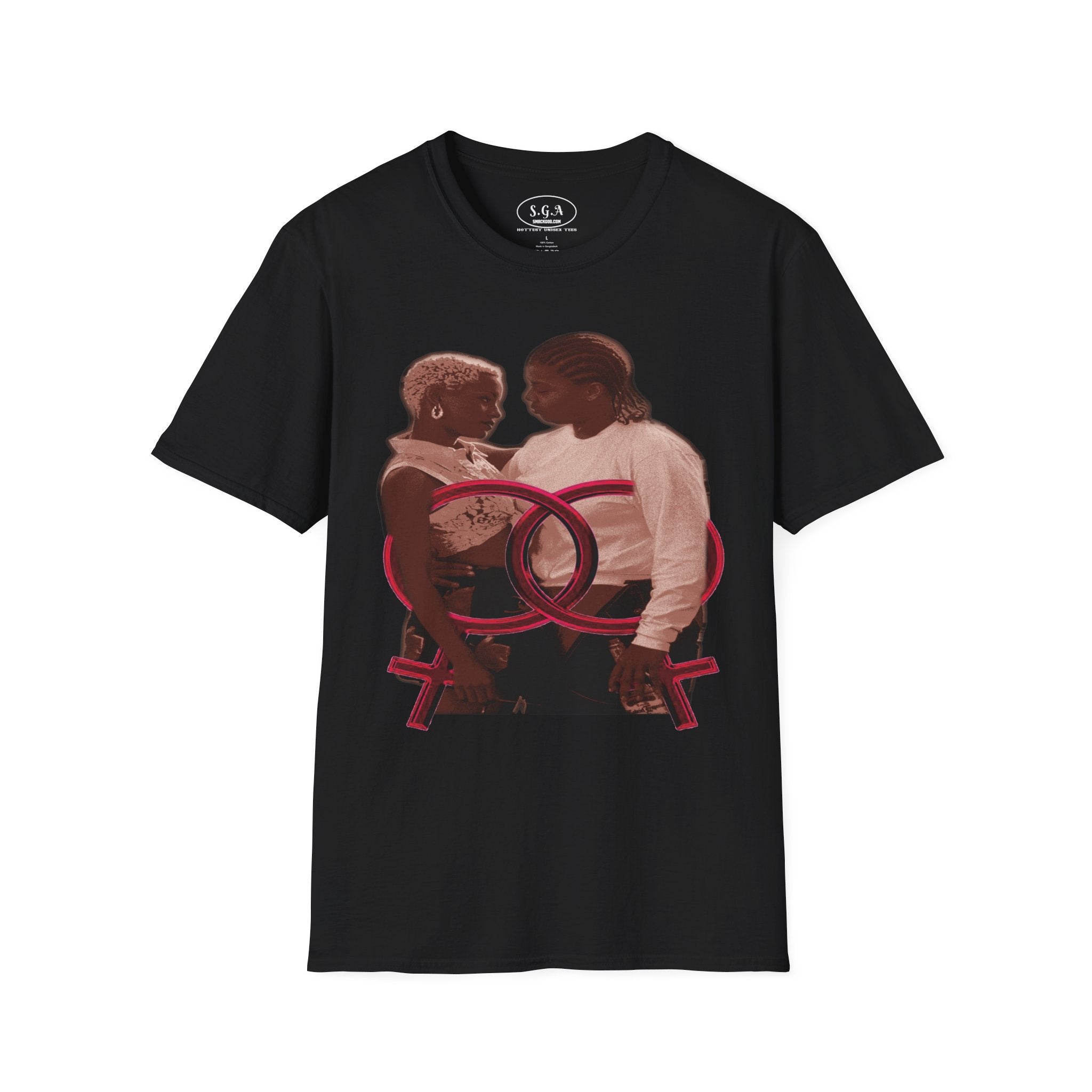Cleo & Ursula Inspired Set It Off Graphic T-Shirt –  Couple Streetwear Tee | Feminine Energy Love Shirt | Smack God Apparel
