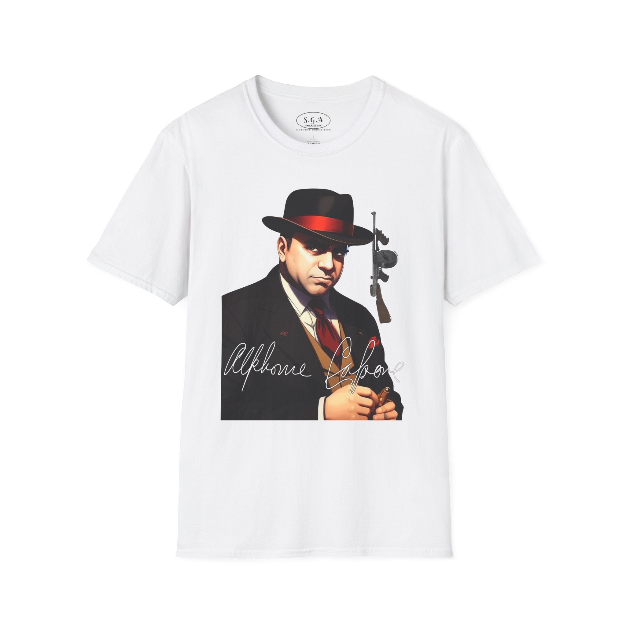 Al Capone Vintage Mafia Graphic T-Shirt – Gangster Streetwear Tee |Smack God Apparel