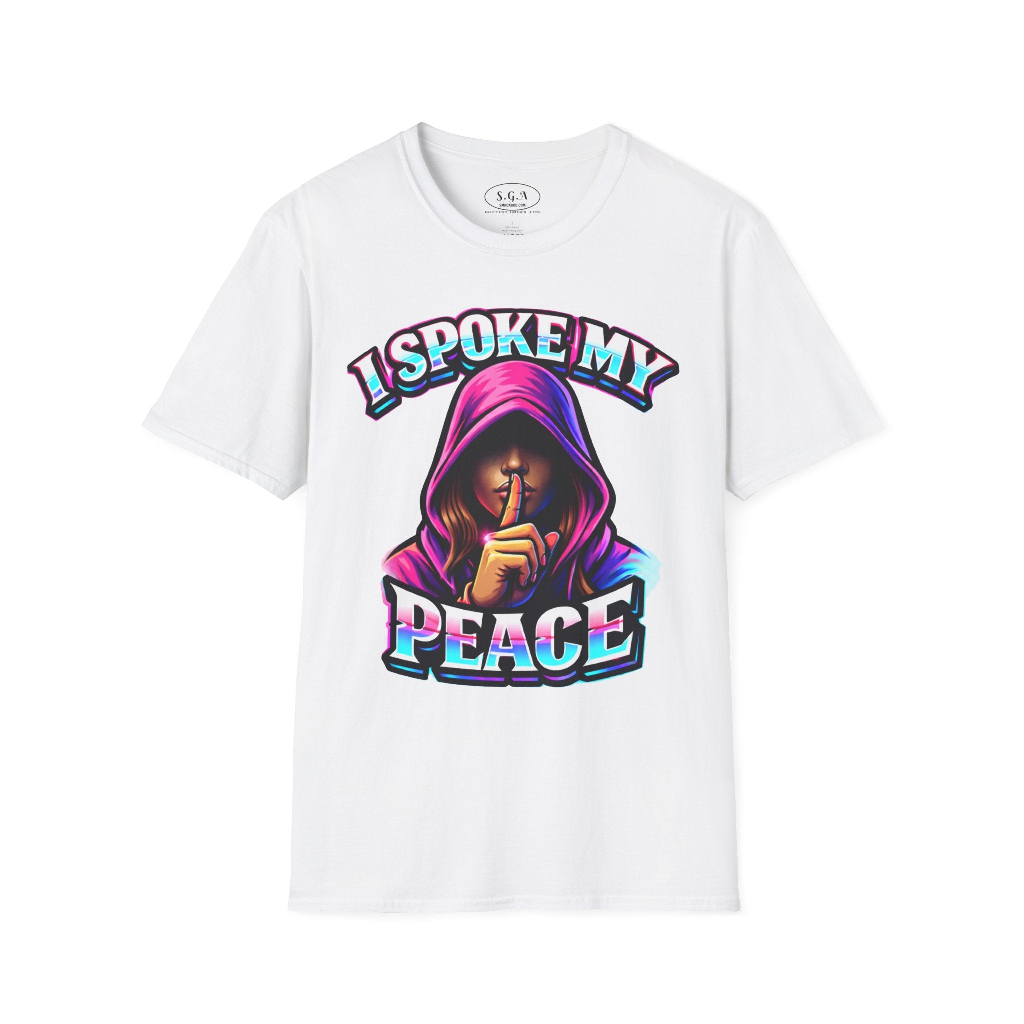 “I Spoke My Peace” Graphic T-Shirt – Bold Statement Streetwear Tee | Smack God Apparel