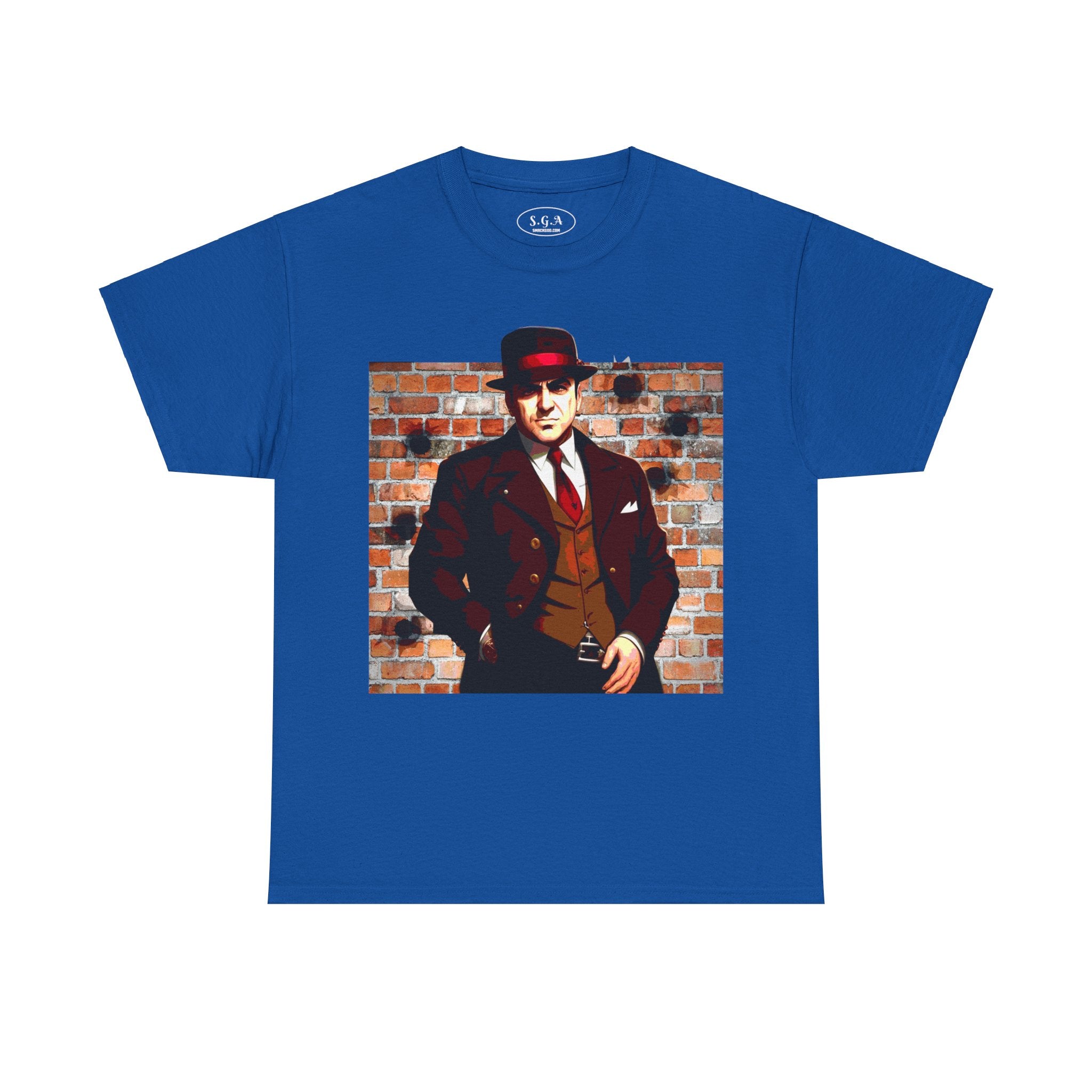 Al Capone T-Shirt – Smack God Apparel Gangster Graphic Tee | Vintage Mob Boss Streetwear Shirt | Classic Crime T-shirt