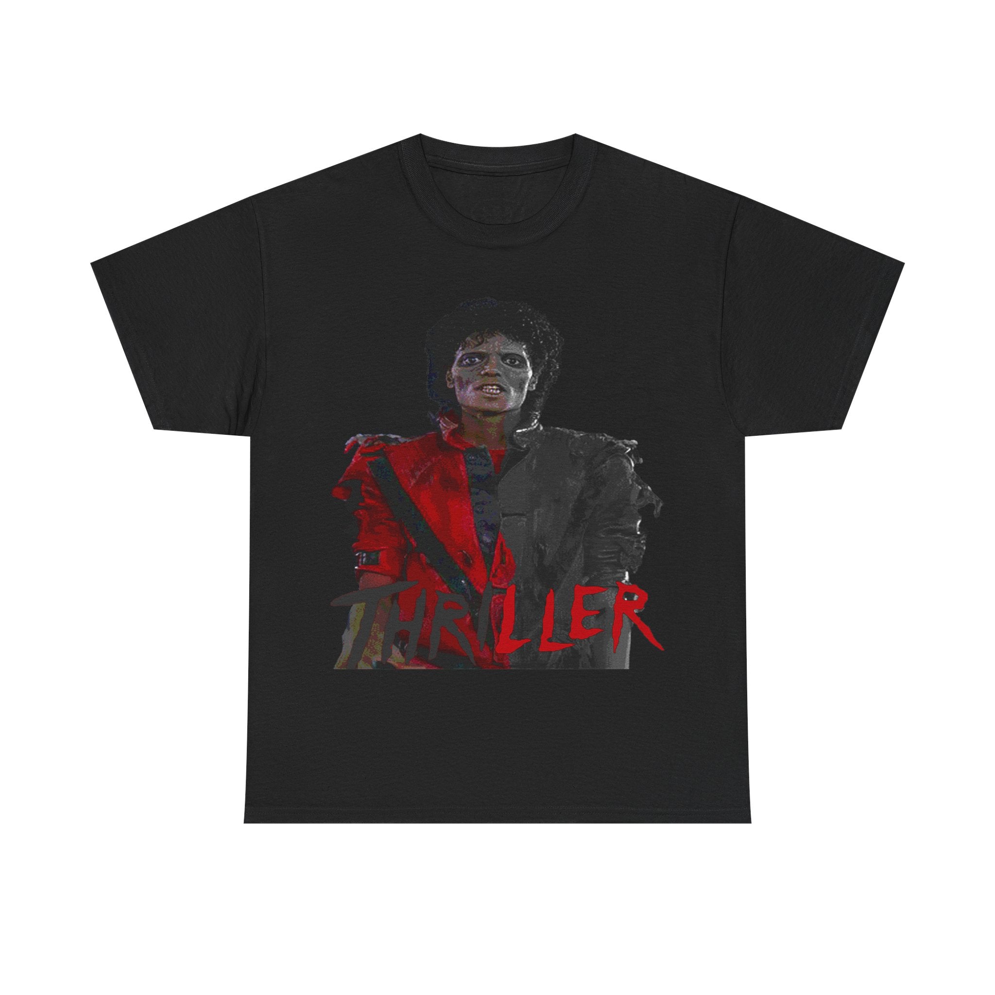 Thriller Inspired Graphic T-Shirt – Retro Horror Pop Culture Tee | 80s Music Streetwear Shirt | Smack God Apparel