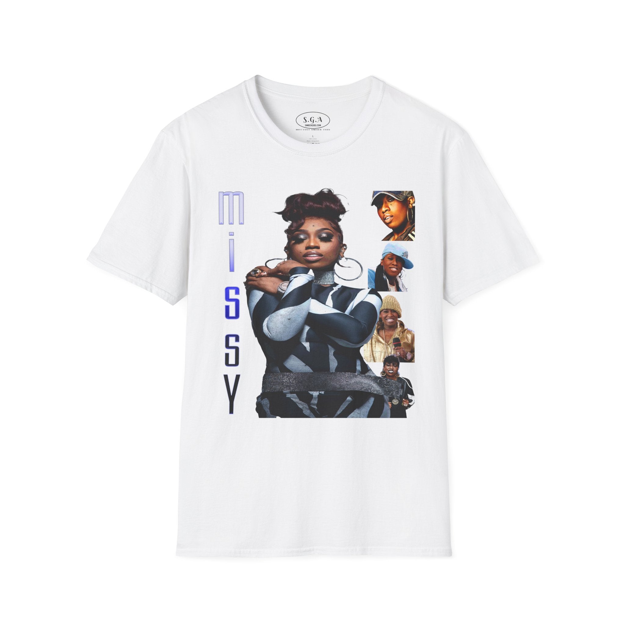 Missy Elliott Graphic T-Shirt – Smack God Apparel Hip Hop Legend Tee | 90s Female Rap Icon Shirt | Urban Streetwear TShirt