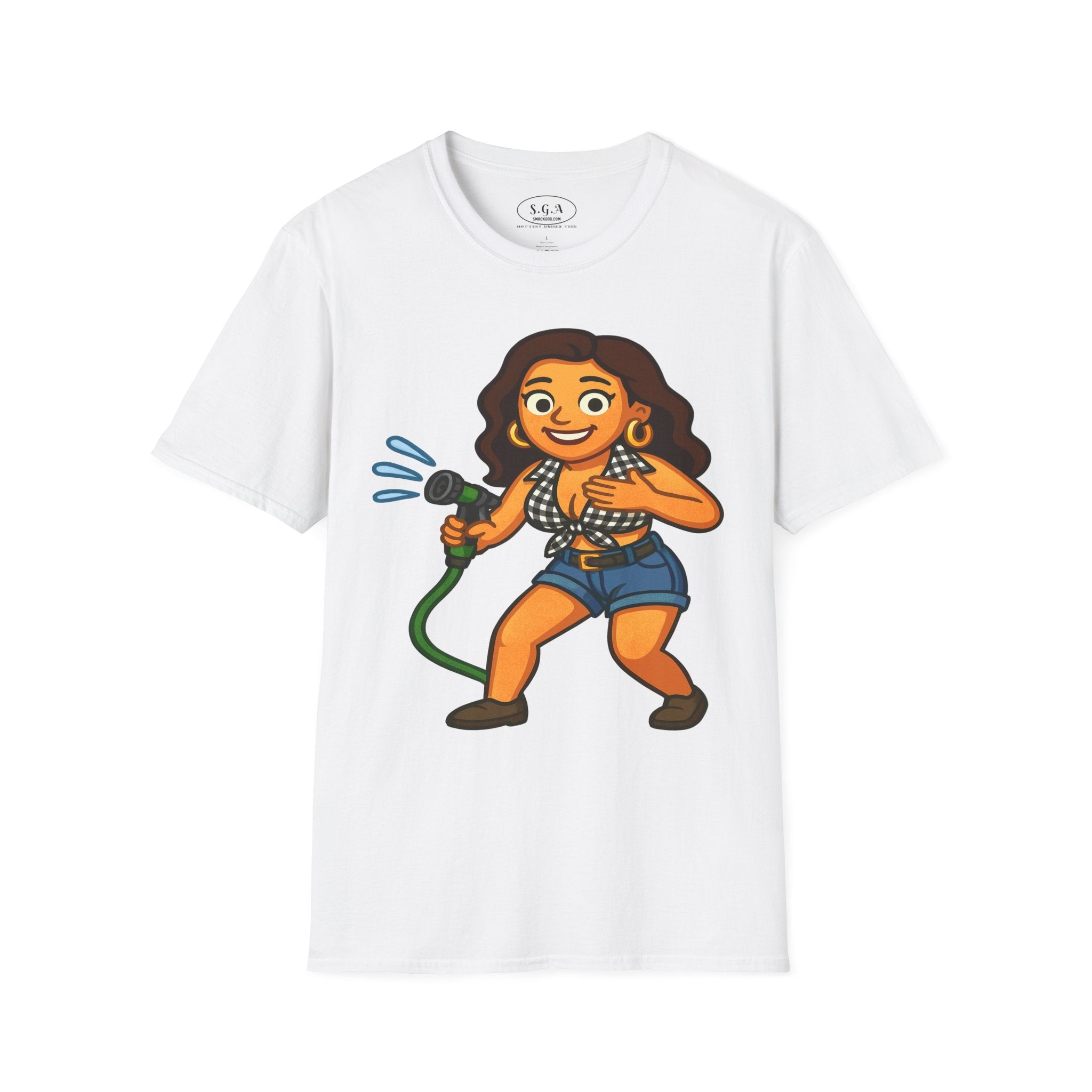 “Mrs. Parker” Cartoon Graphic T-Shirt – Funny Urban Character Tee | Playful Streetwear Shirt | Smack God Apparel