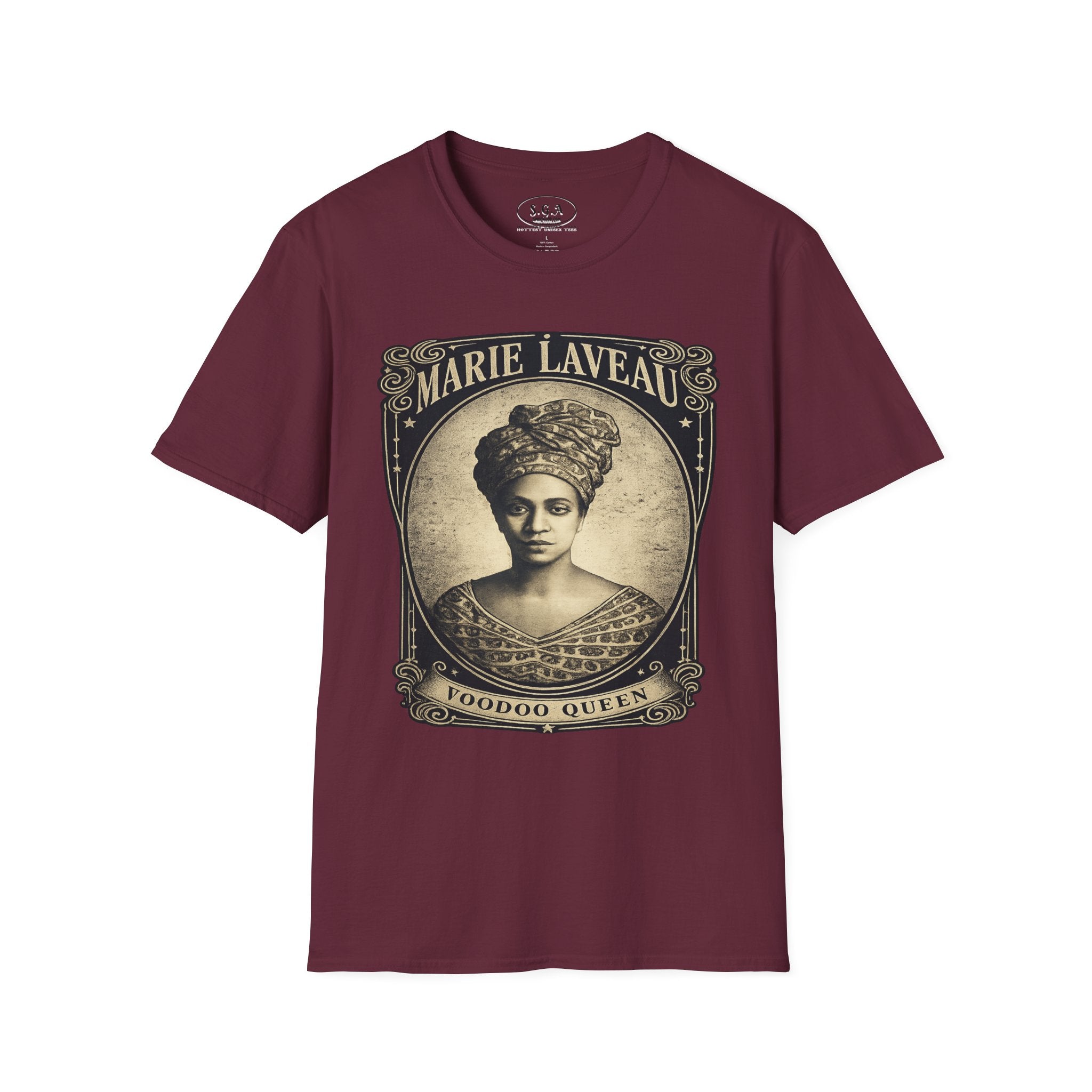 Marie Laveau Voodoo Queen T-Shirt – Smack God Apparel New Orleans Graphic Tee | Louisiana Hoodoo Streetwear Shirt | Spiritual Culture TShirt