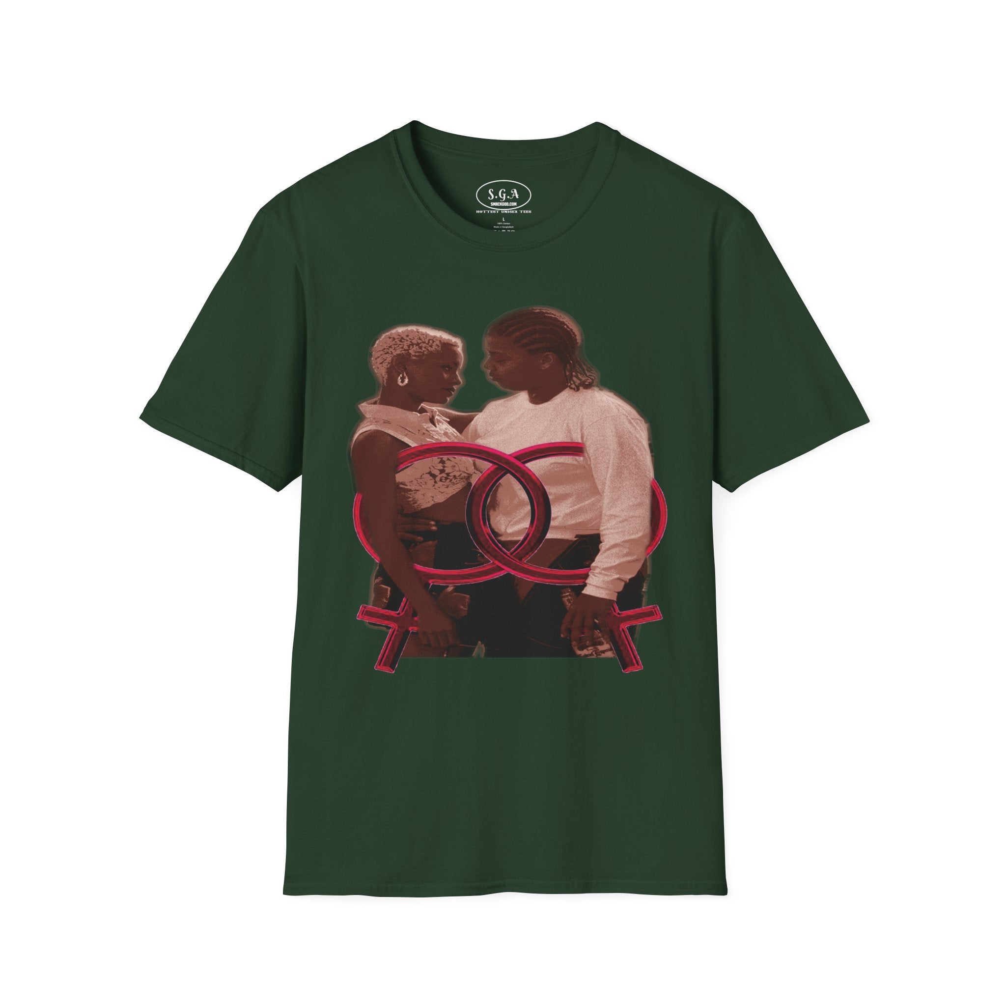 Cleo & Ursula Inspired Set It Off Graphic T-Shirt –  Couple Streetwear Tee | Feminine Energy Love Shirt | Smack God Apparel