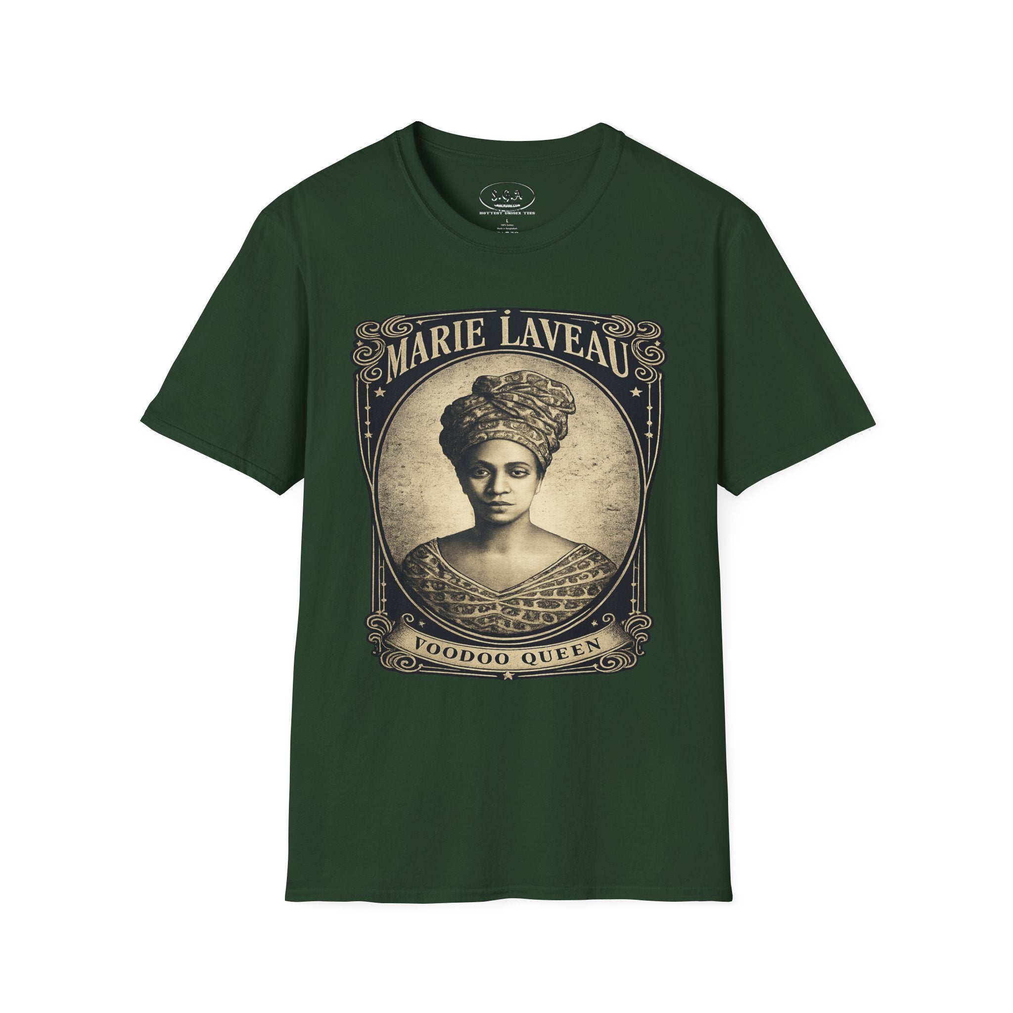 Marie Laveau Voodoo Queen T-Shirt – Smack God Apparel New Orleans Graphic Tee | Louisiana Hoodoo Streetwear Shirt | Spiritual Culture TShirt