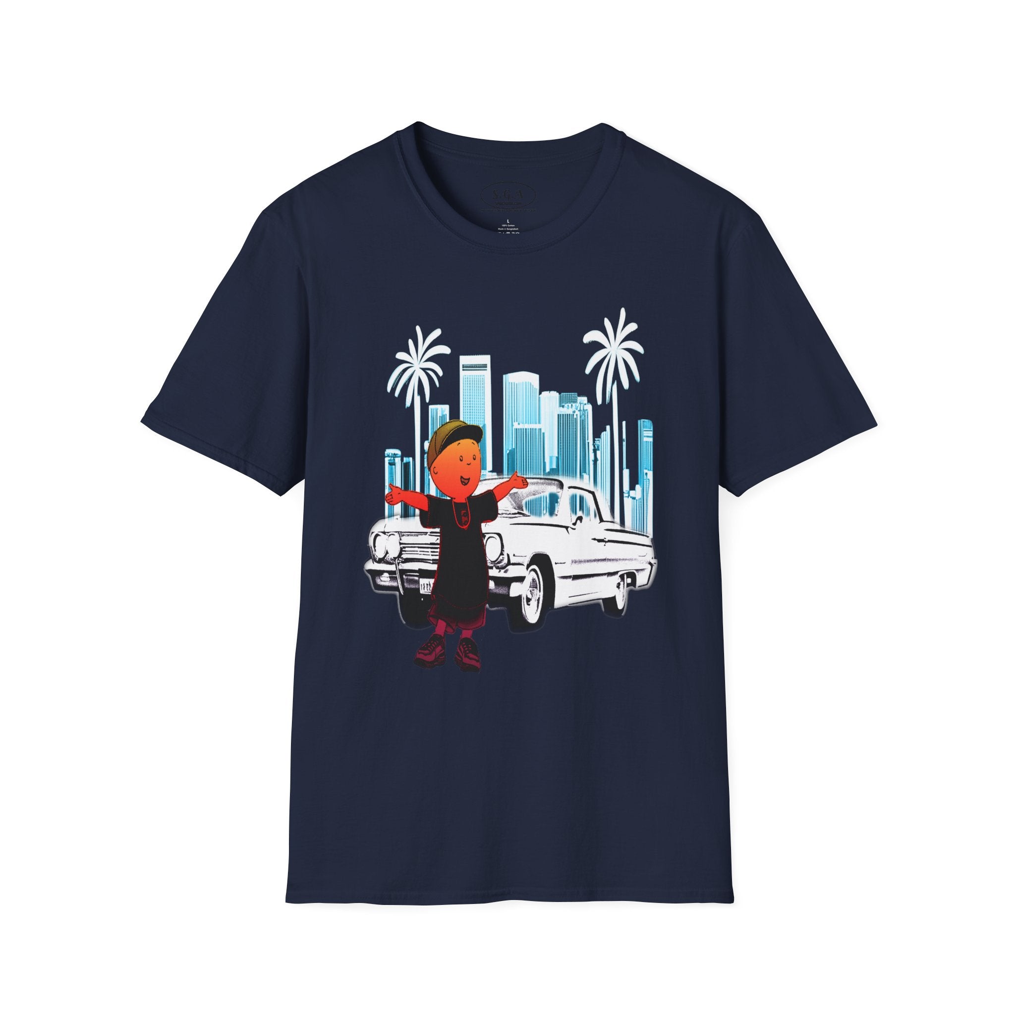 Caillou Streetwear Cartoon T-Shirt – Lowrider City Graphic Tee | Urban  Remix Shirt | Smack God Apparel