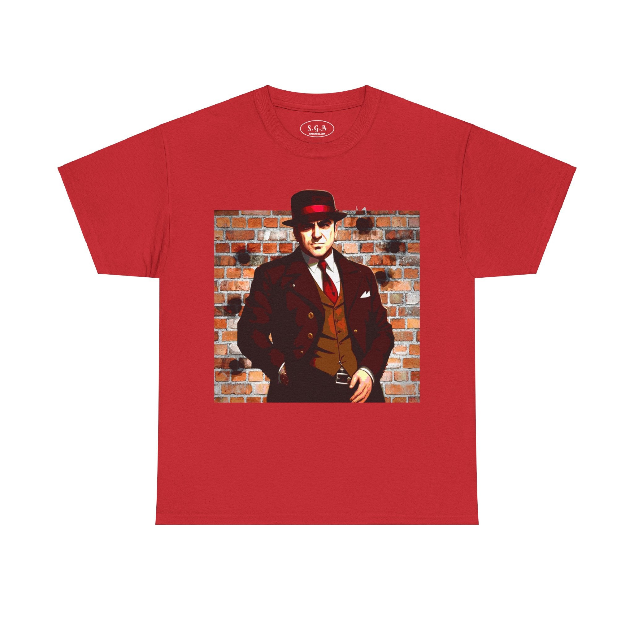 Al Capone T-Shirt – Smack God Apparel Gangster Graphic Tee | Vintage Mob Boss Streetwear Shirt | Classic Crime T-shirt