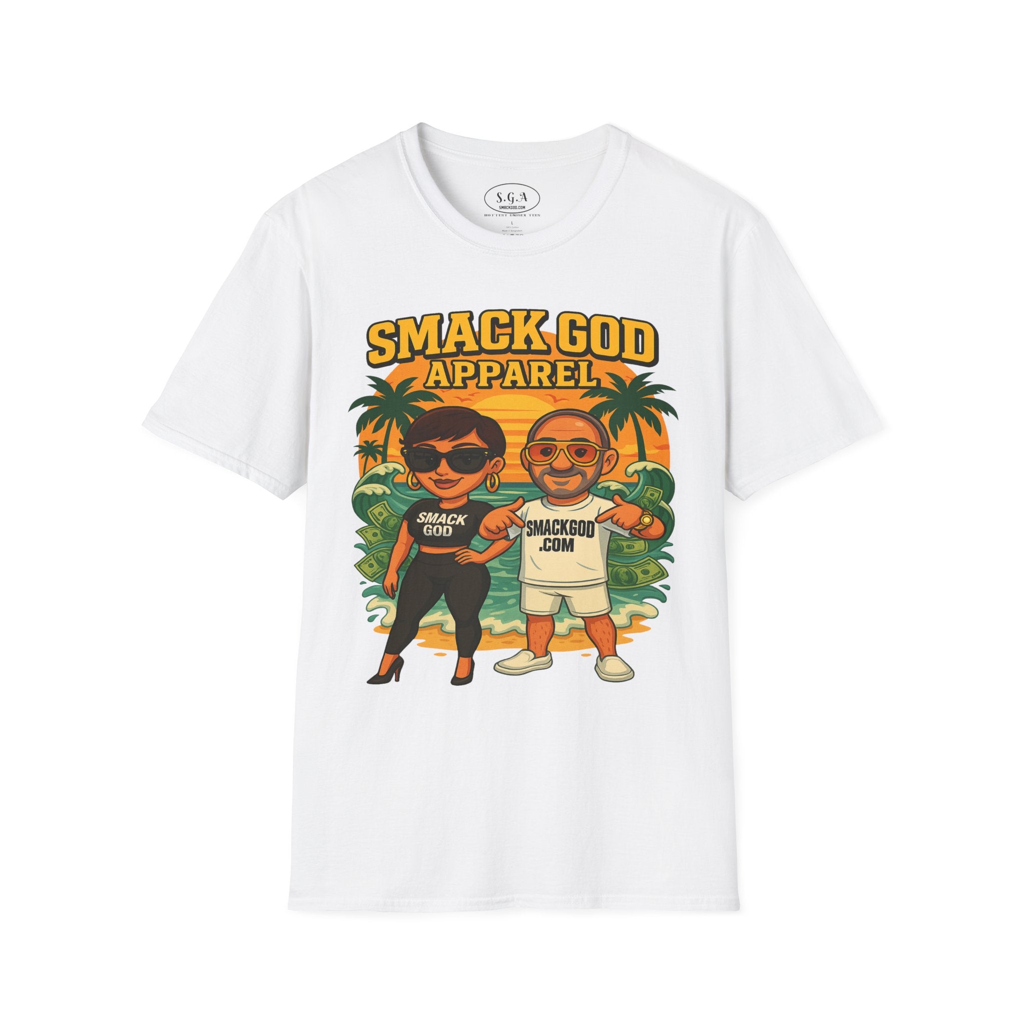 Smack God Apparel Beach Logo Shirt – Smack God Apparel | Cartoon Streetwear Graphic T-Shirt | SmackGod.com Lifestyle Tee