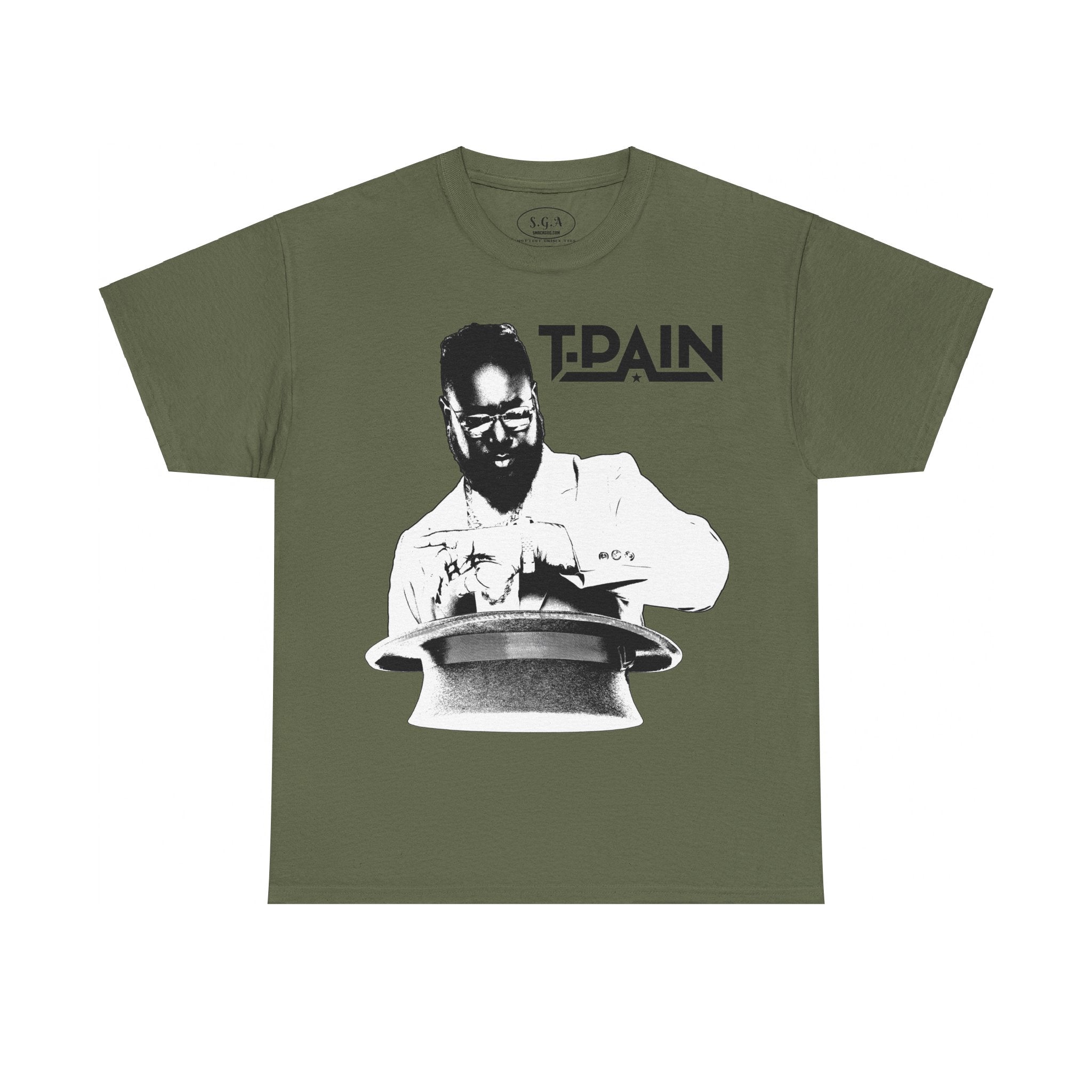 T-Pain Graphic T-Shirt – Smack God Apparel Hip Hop Streetwear Tee | Rap Icon Shirt | Urban Music TShirt