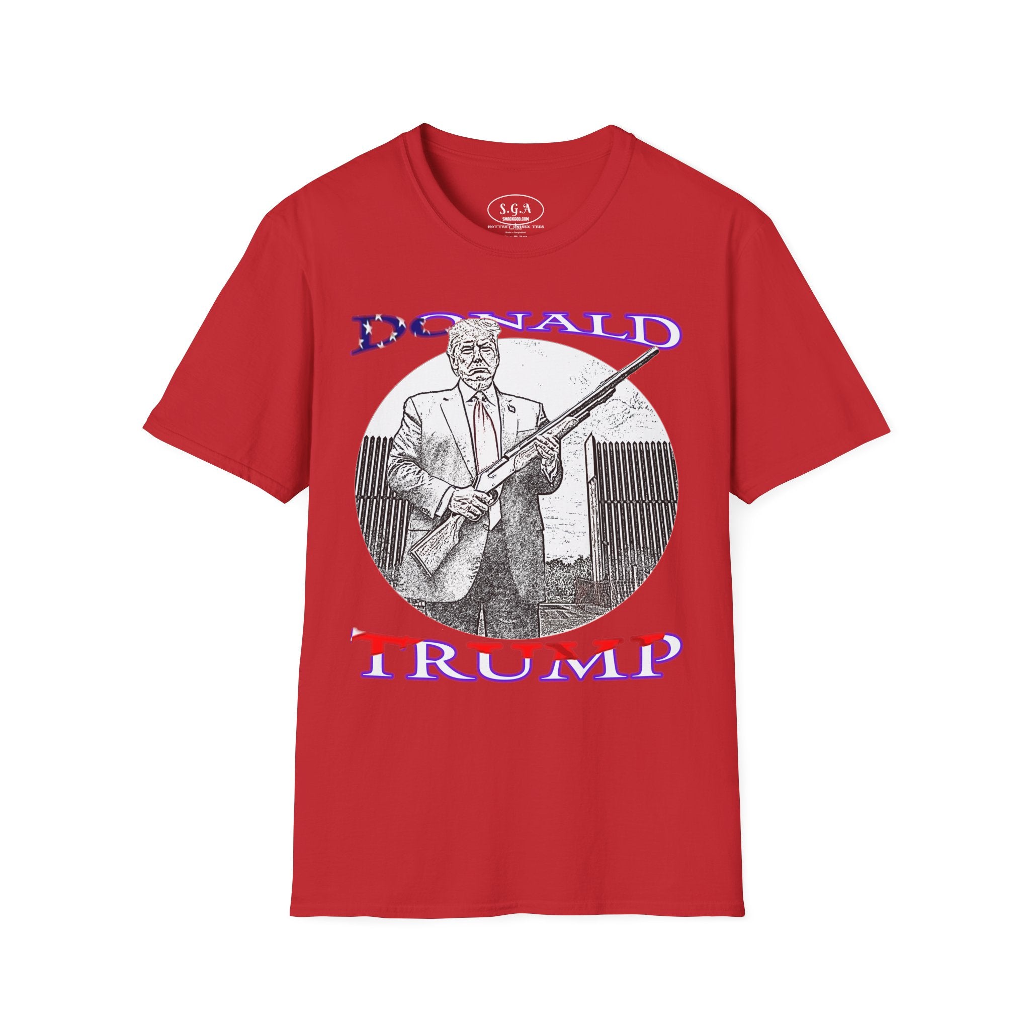 Smack God Apparel “Trump Shotgun Energy” Graphic T-Shirt – Bold Political Streetwear Tee | Patriotic Statement Shirt | Viral Graphic Tee