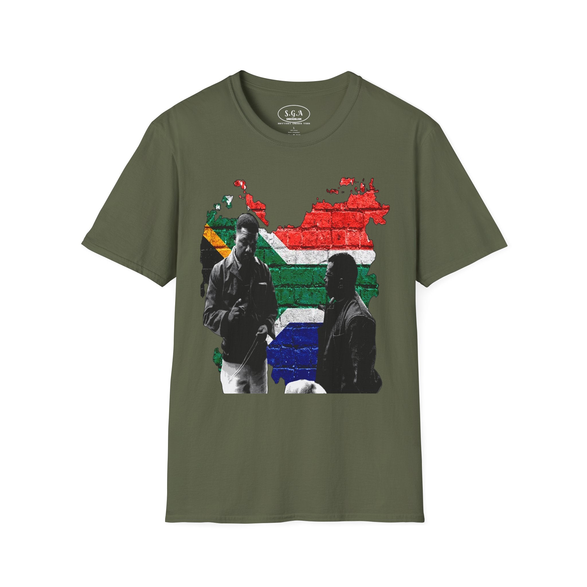 Smack God Apparel “Legacy & Strength” Graphic T-Shirt – Nelson Mandela Inspired Tee | Powerful Statement Streetwear Shirt | Cultural Icon Graphic Tee