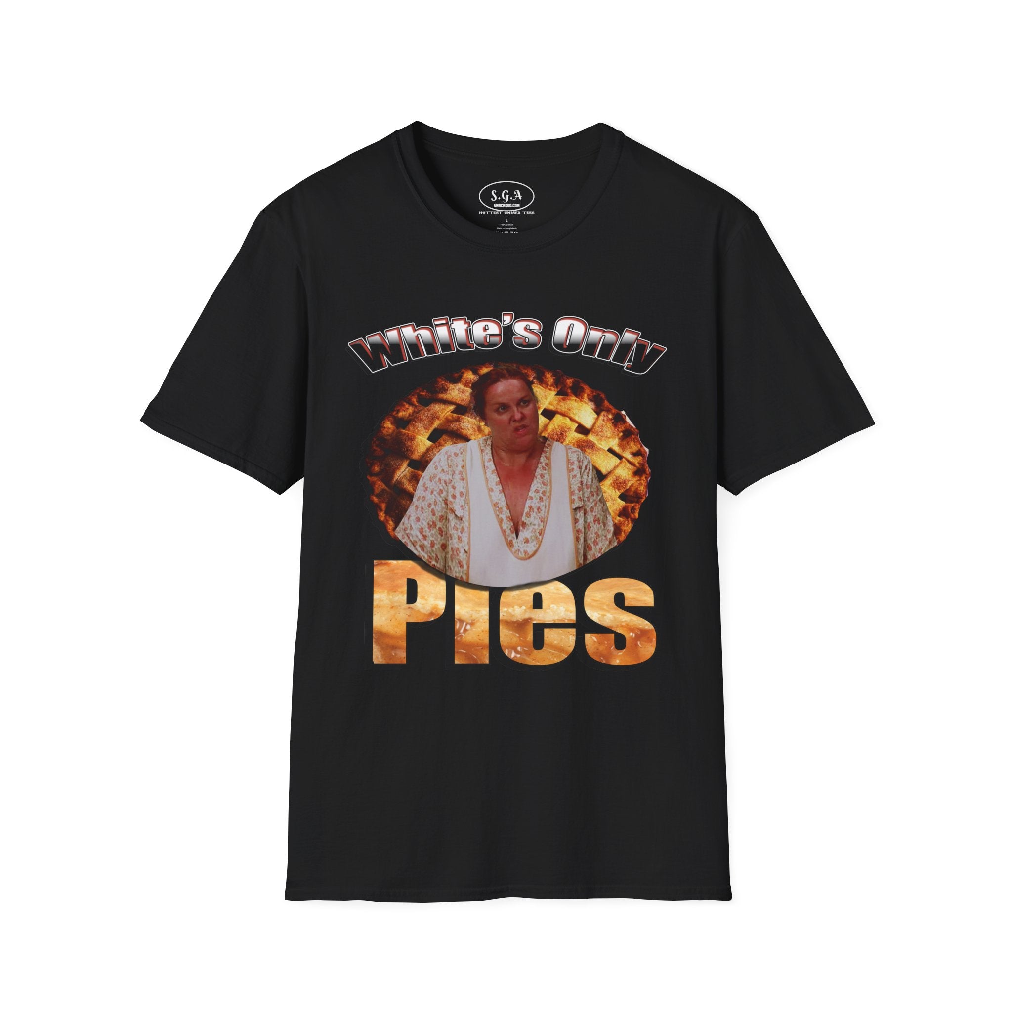 White’s Only Pies T-Shirt – Life Movie Graphic Tee (Eddie Murphy & Martin Lawrence Inspired) | Funny Retro Comedy Shirt | Smack God Apparel