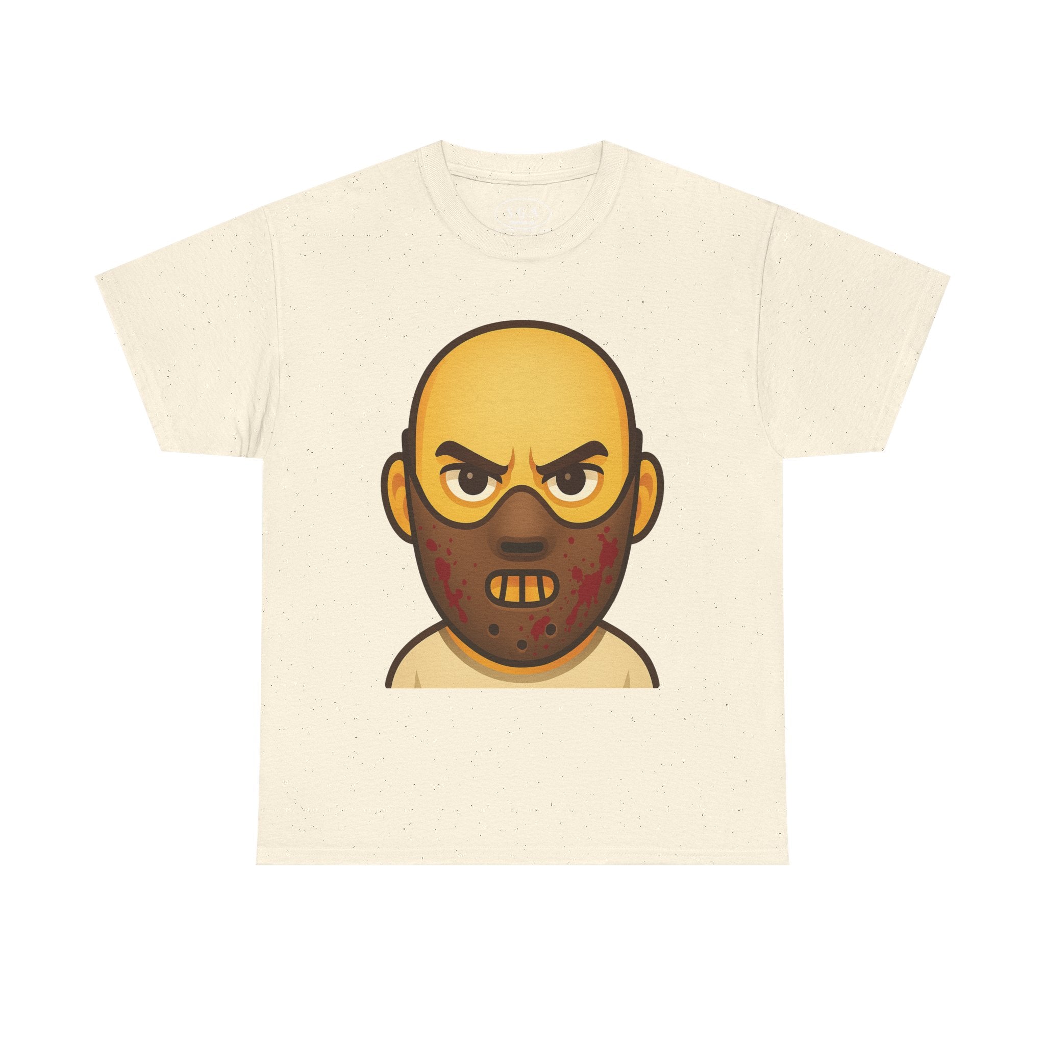 Horror Mask Graphic Shirt – Smack God Apparel | Creepy Villain Cartoon T-Shirt | Scary Movie Inspired Streetwear Tee