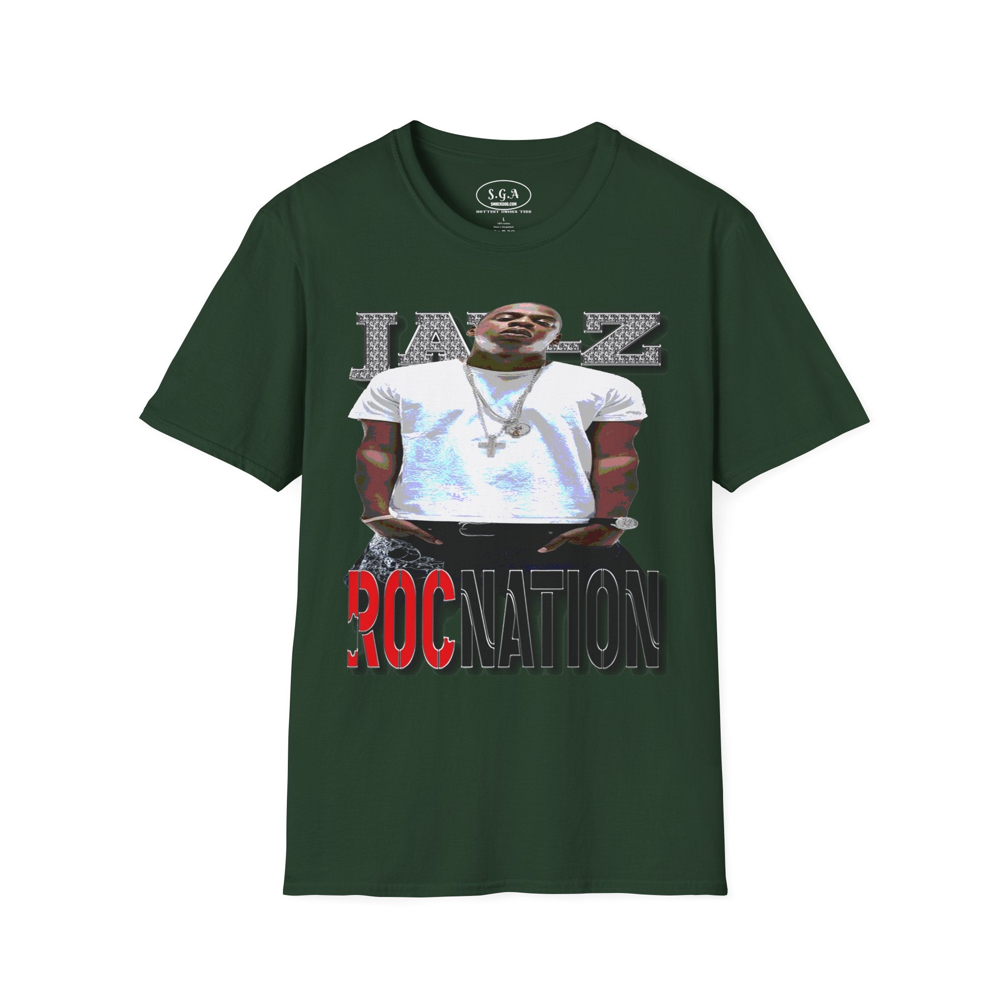Jay-Z Roc Nation Inspired Graphic T-Shirt – Hip Hop Streetwear Tee | Rap Culture Shirt | Smack God Apparel