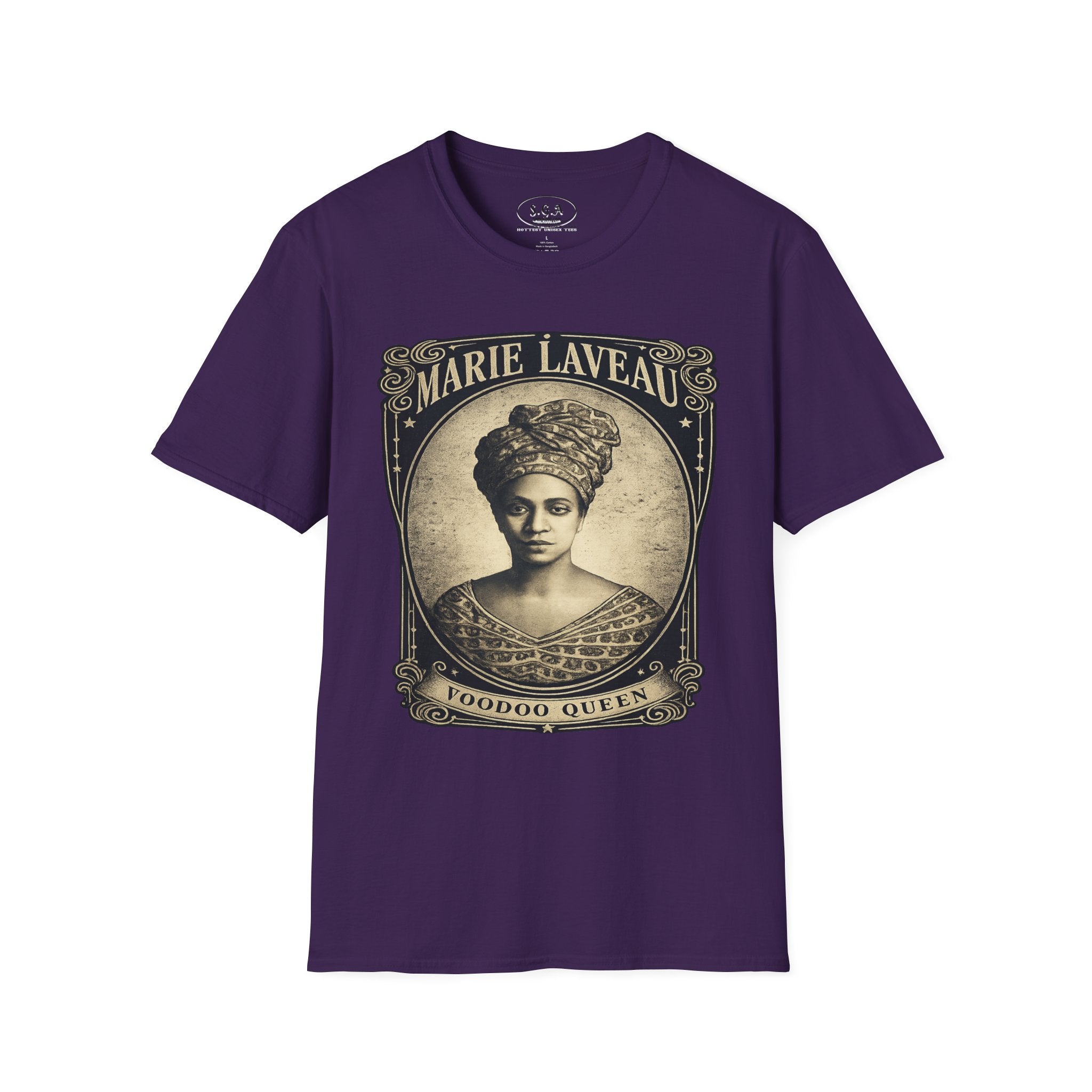 Marie Laveau Voodoo Queen T-Shirt – Smack God Apparel New Orleans Graphic Tee | Louisiana Hoodoo Streetwear Shirt | Spiritual Culture TShirt