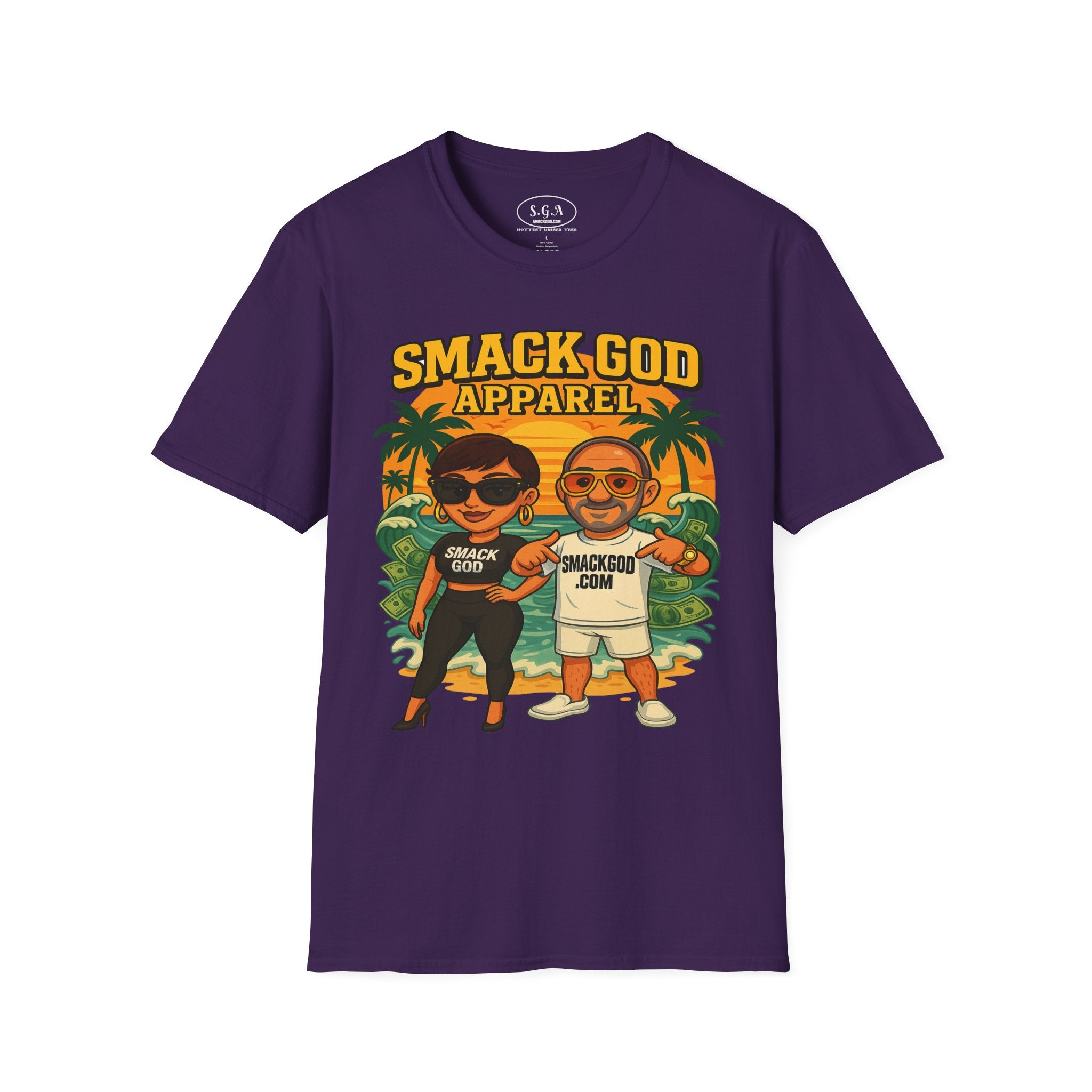 Smack God Apparel Beach Logo Shirt – Smack God Apparel | Cartoon Streetwear Graphic T-Shirt | SmackGod.com Lifestyle Tee
