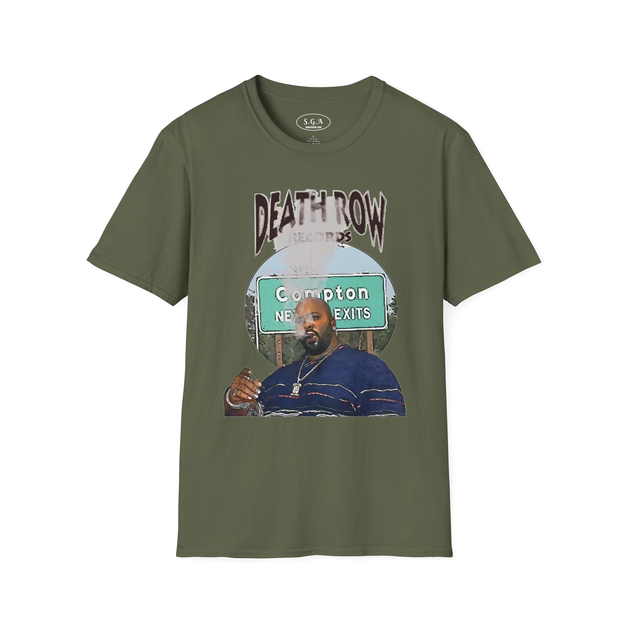 Suge Knight Death Row Records Inspired T-Shirt – West Coast Hip Hop Graphic Tee | Compton Streetwear Shirt | Smack God Apparel