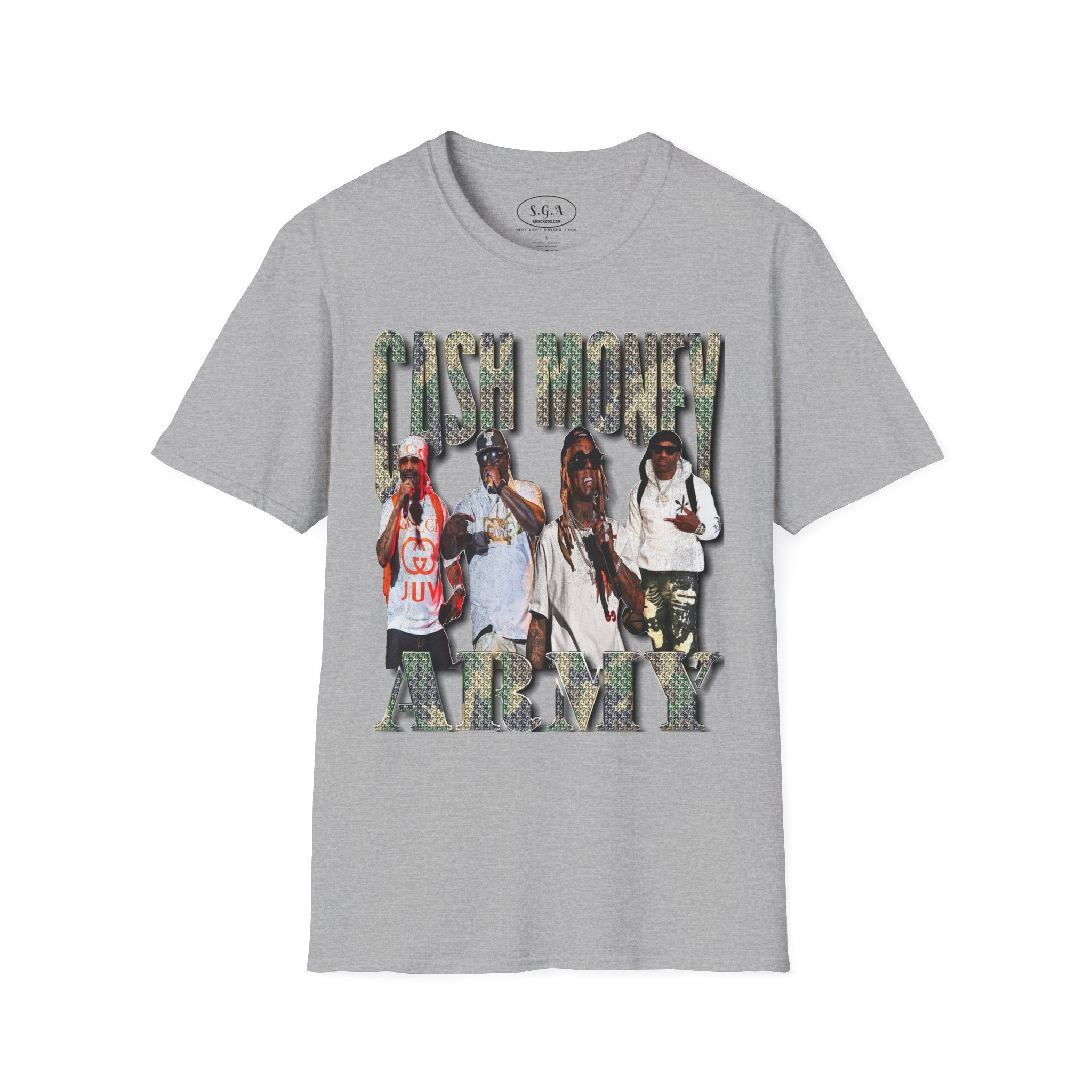 Cash Money Army T-Shirt | Smack God Apparel | Featuring Juvenile, B.G., Turk & Lil Wayne