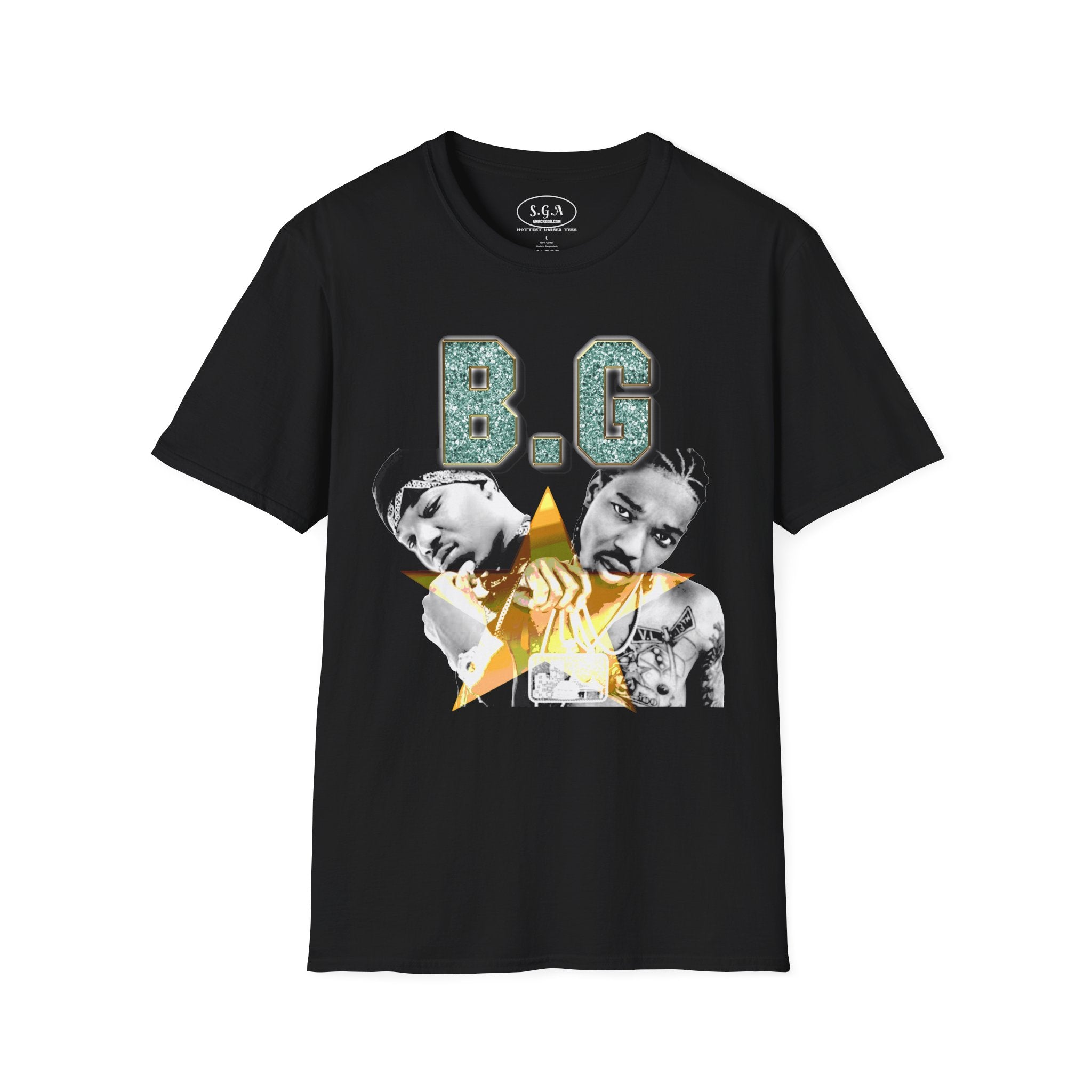 B.G. Cash Money Records T-Shirt – Smack God Apparel Hip Hop Graphic Tee | 90s Rap Streetwear Shirt | Urban Music TShirt