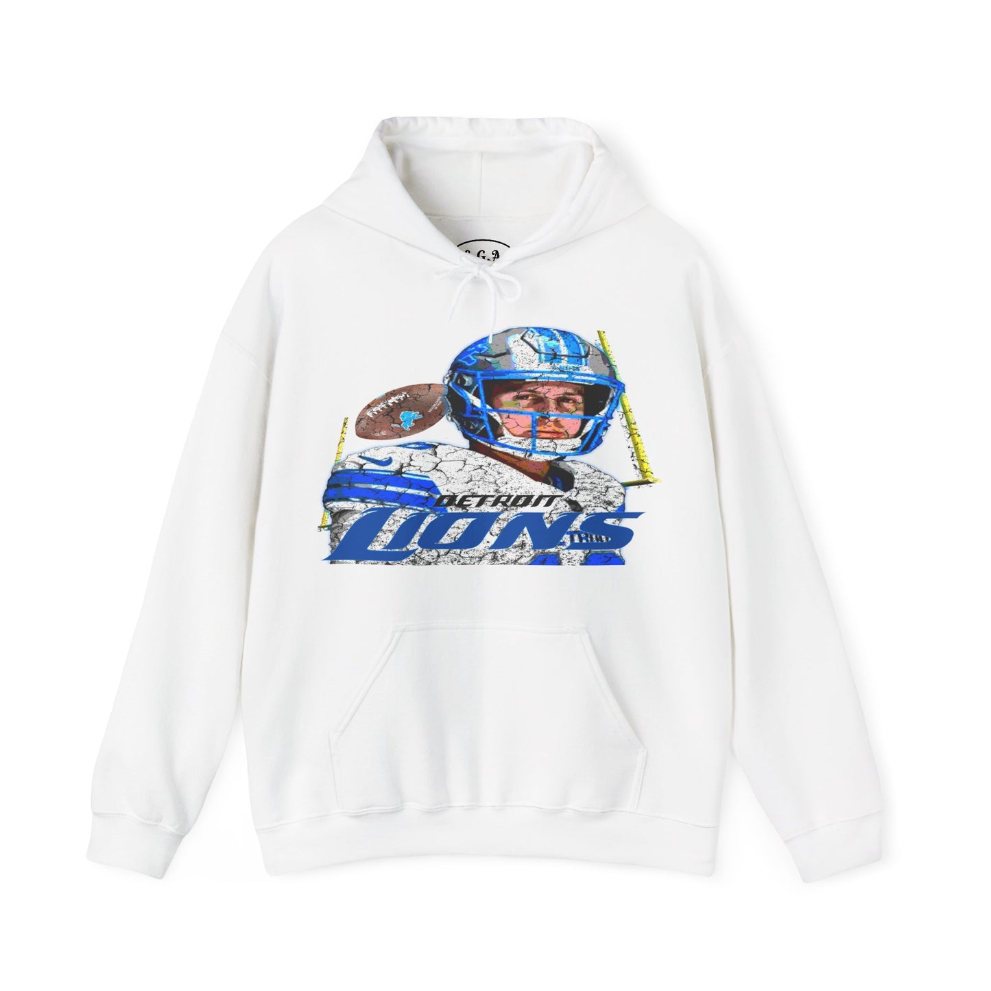 Detroit Lions Unisex Pullover Hoodie - Jared Goff Form Smack God Apparel