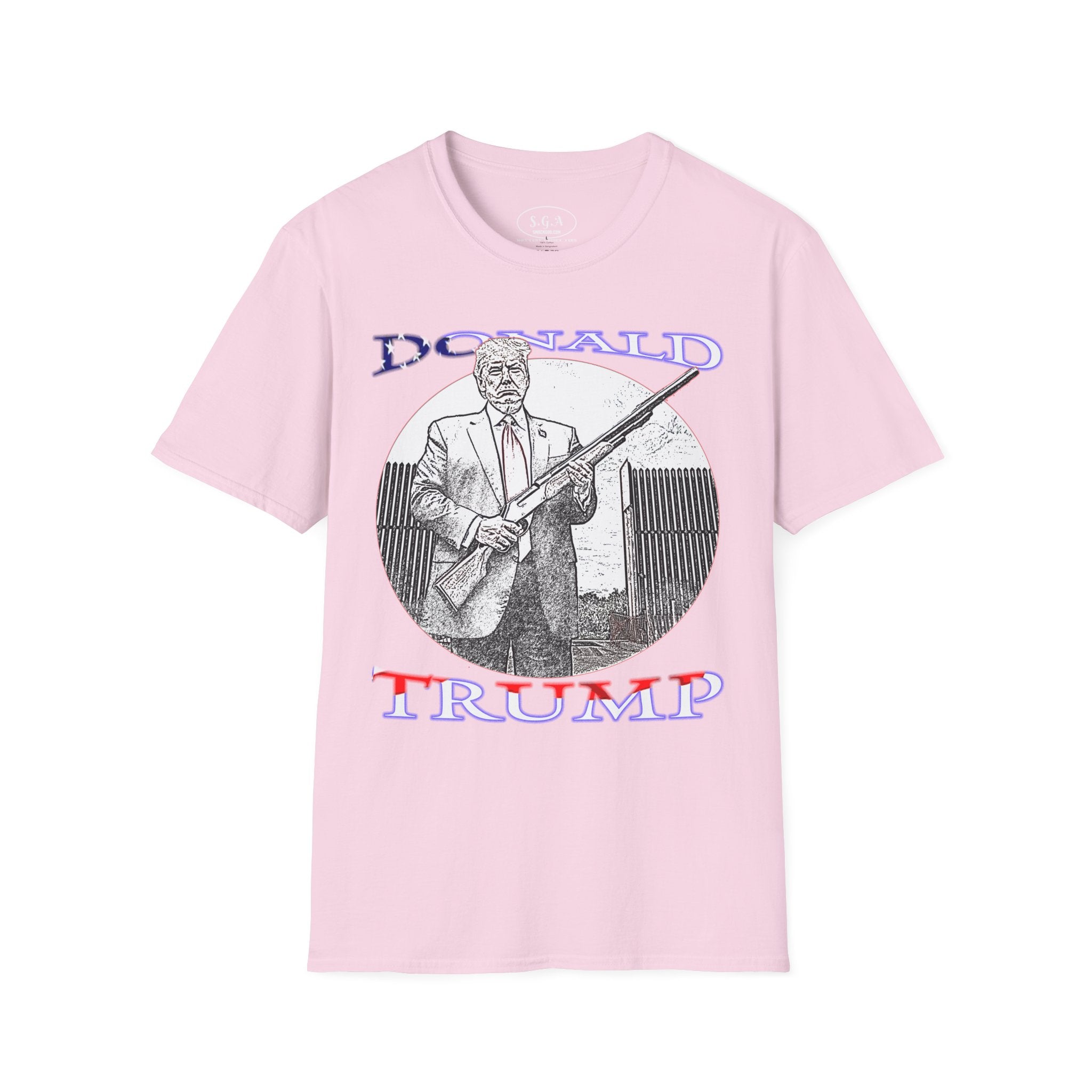 Smack God Apparel “Trump Shotgun Energy” Graphic T-Shirt – Bold Political Streetwear Tee | Patriotic Statement Shirt | Viral Graphic Tee