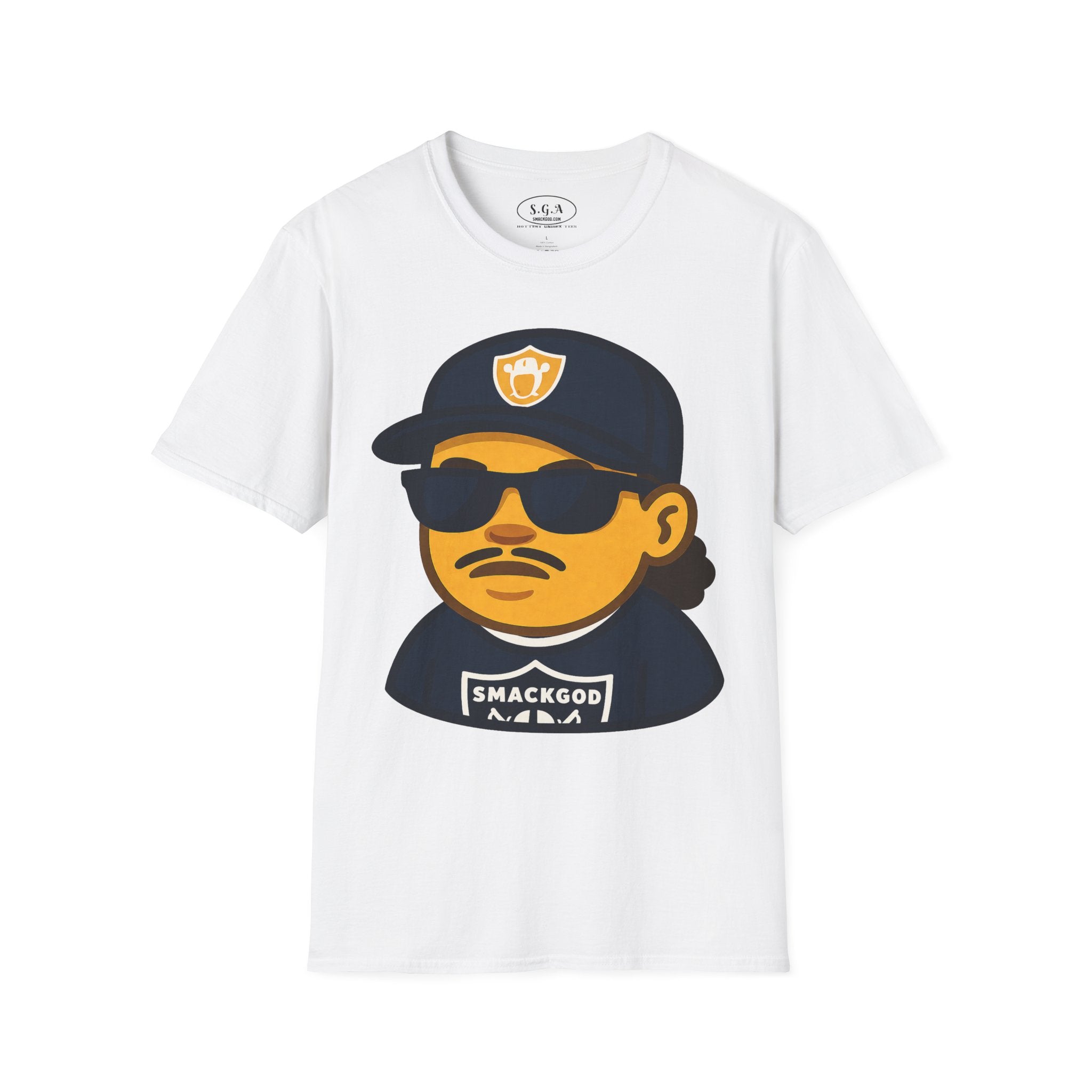 Smack God Apparel Urban Cartoon Logo Graphic T-Shirt – Streetwear Character Tee | SmackGod Icon Style Graphic Shirt