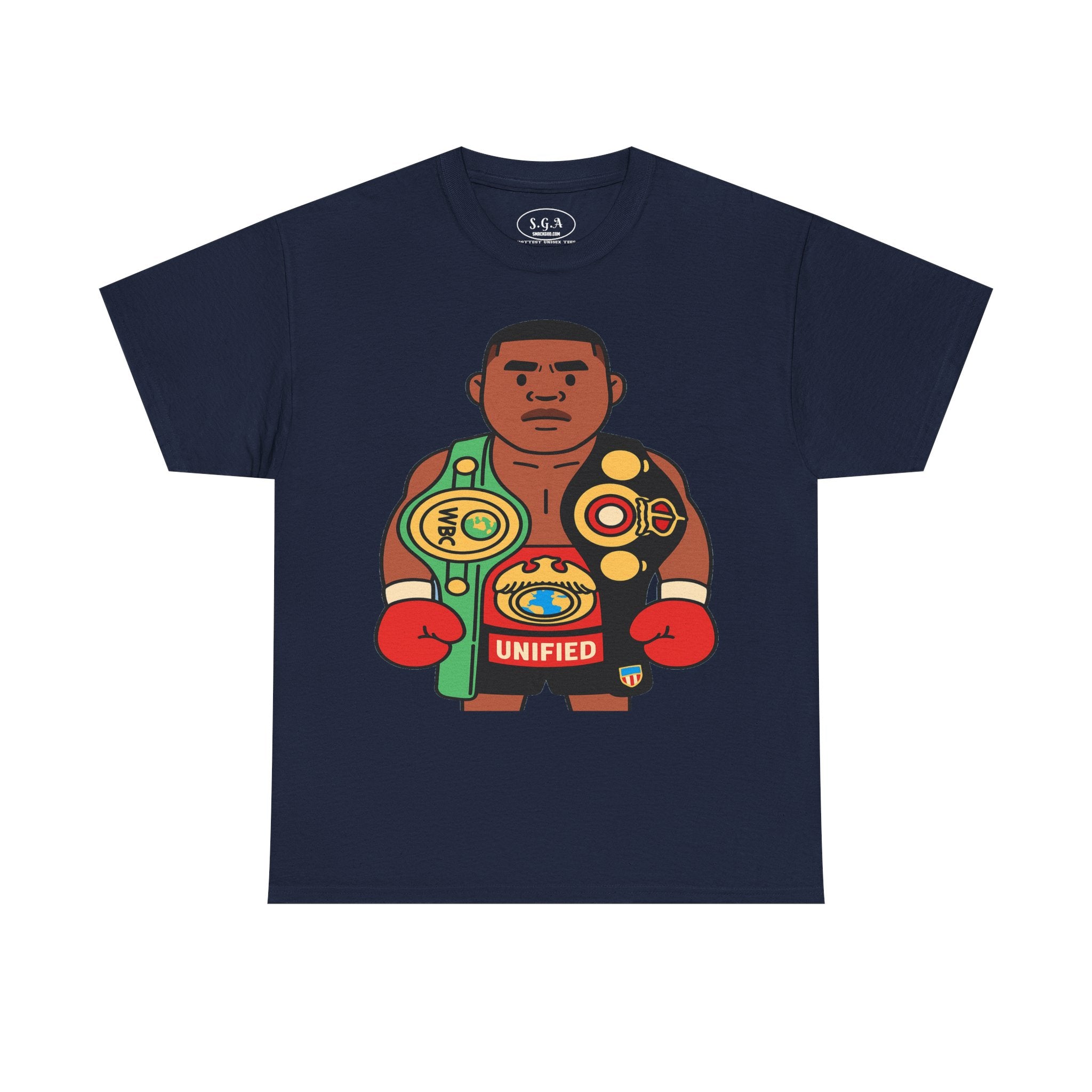 Iron Mike Inspired Boxing Champion T-Shirt – Cartoon Heavyweight Champ Tee | Boxing Streetwear Shirt | Smack God Apparel