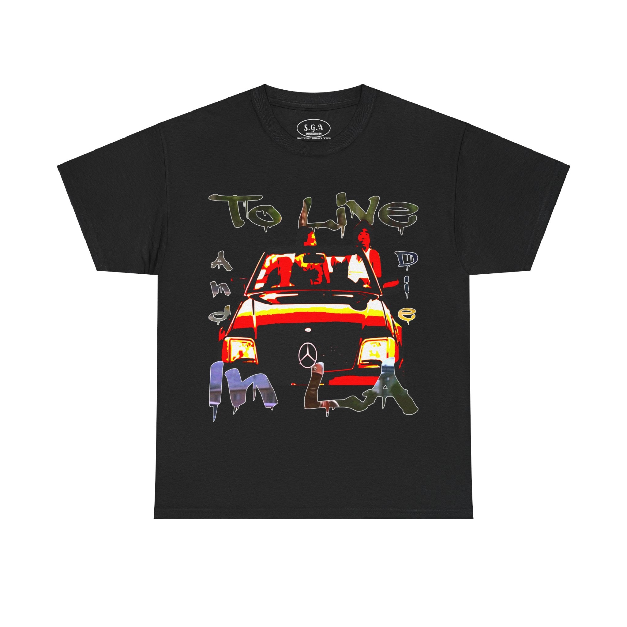 To Live and Die in LA 2Pac Inspired T-Shirt – West Coast Hip Hop Graphic Tee | Los Angeles Streetwear Shirt | Smack God Apparel